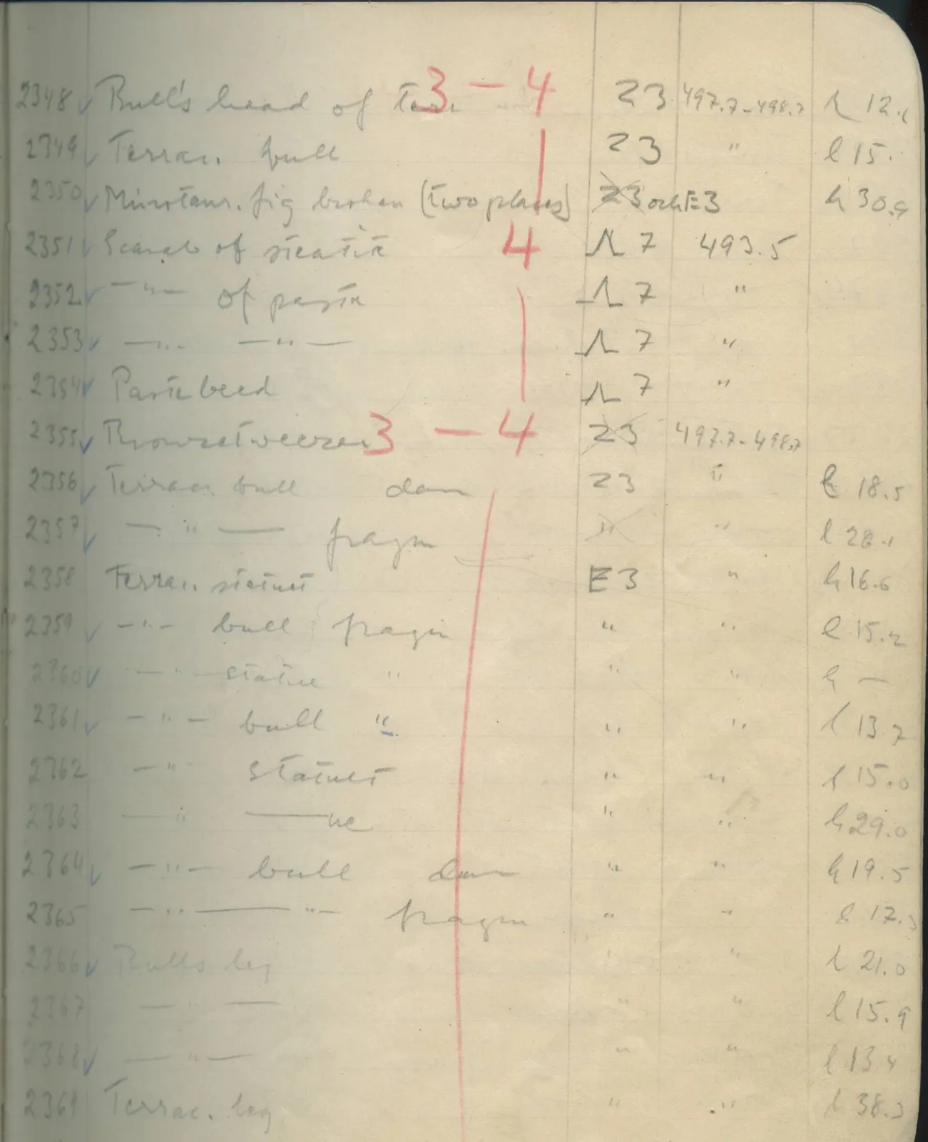 Scan 134 of field diary DII:1e (Nitovikla, Ayia Irini, Enkomi and other find lists), handwritten in Swedish. The transcription and translation follow.