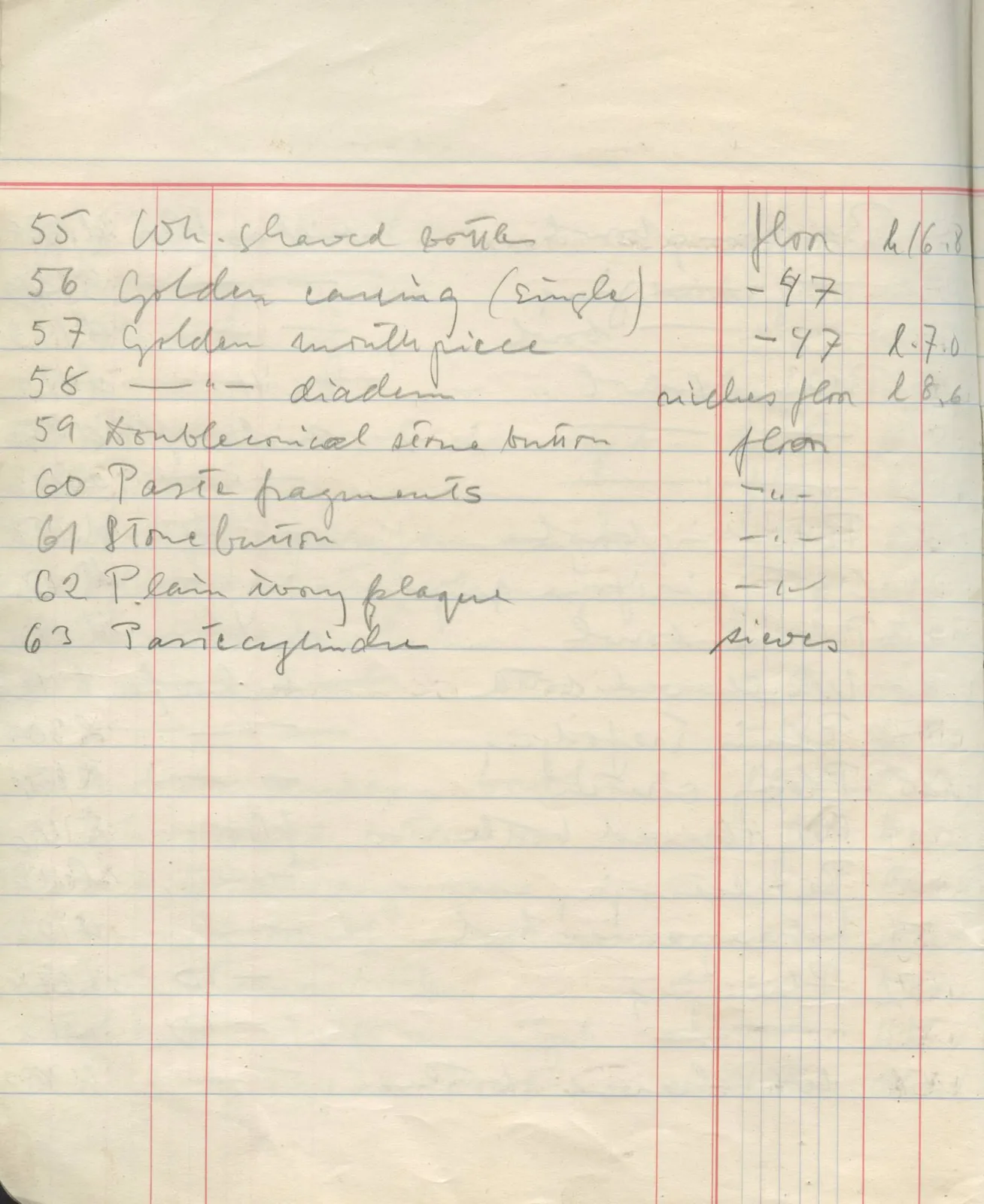 Scan 11 of field diary DII:1f (Enkomi, the tombs), handwritten in Swedish. The transcription and translation follow.