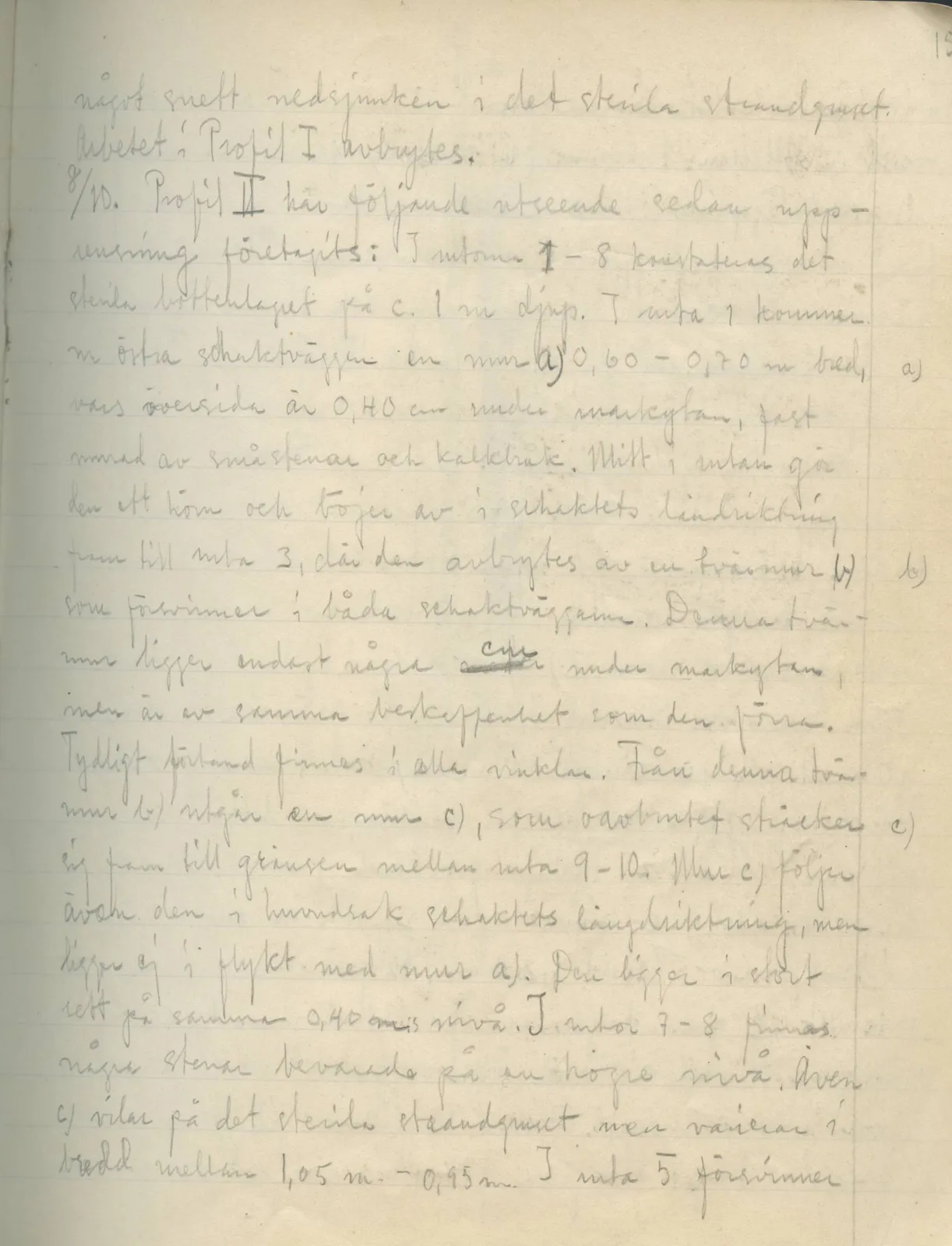 Scan 14 of field diary DII:2a (Soli, the theatre), handwritten in Swedish. The transcription and translation follow.