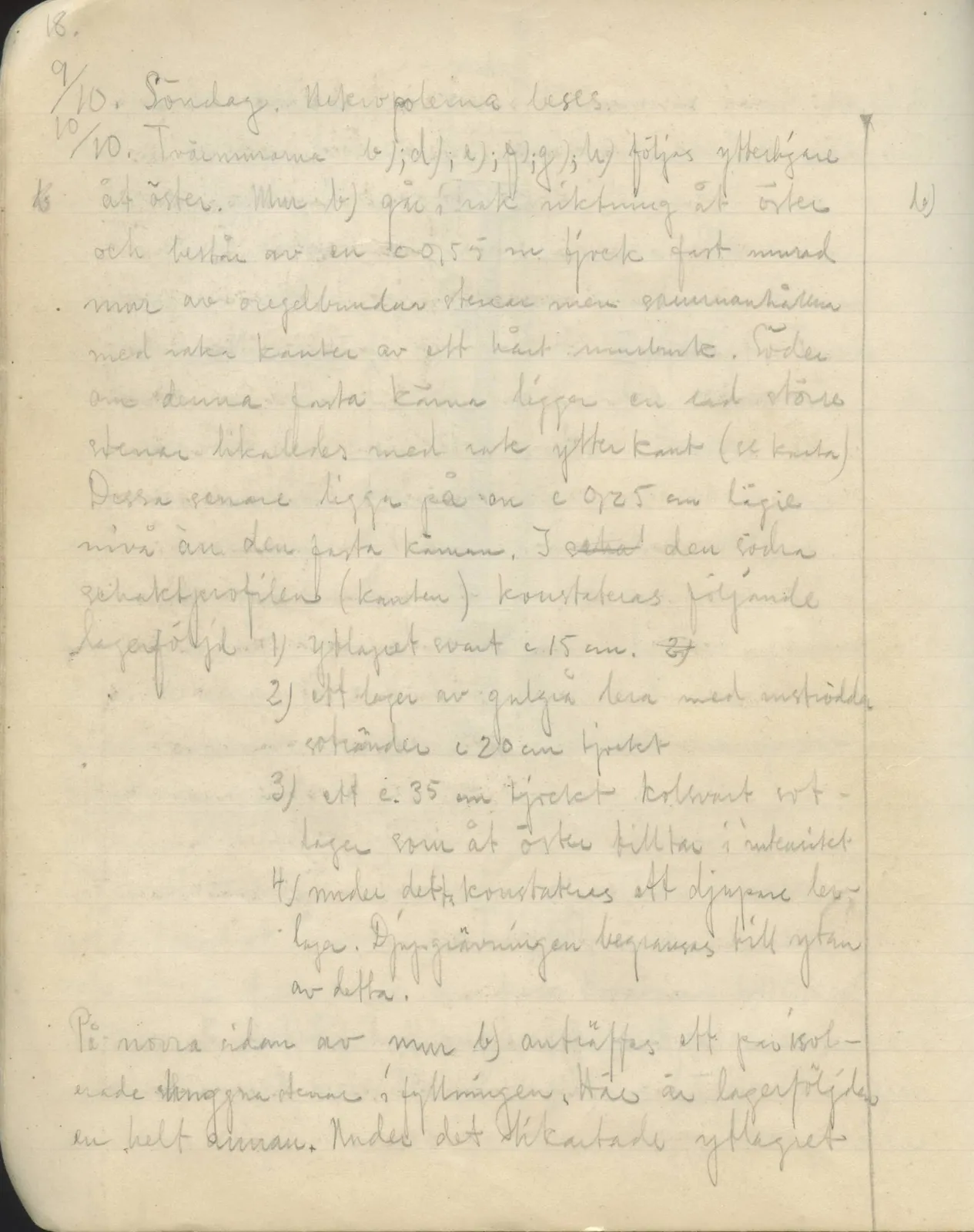 Scan 17 of field diary DII:2a (Soli, the theatre), handwritten in Swedish. The transcription and translation follow.