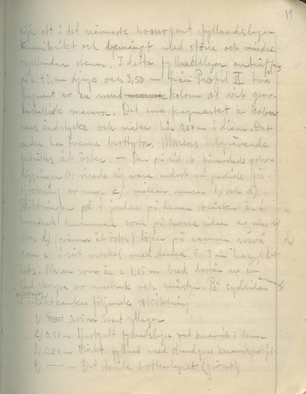 Scan 18 of field diary DII:2a (Soli, the theatre), handwritten in Swedish. The transcription and translation follow.