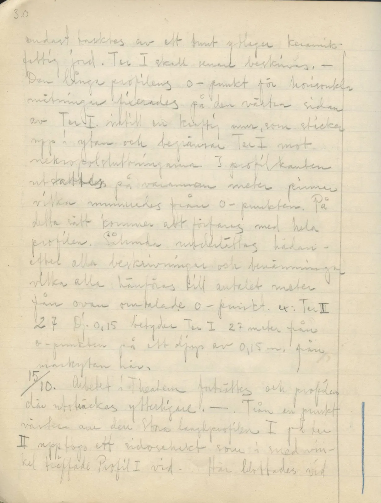 Scan 28 of field diary DII:2a (Soli, the theatre), handwritten in Swedish. The transcription and translation follow.
