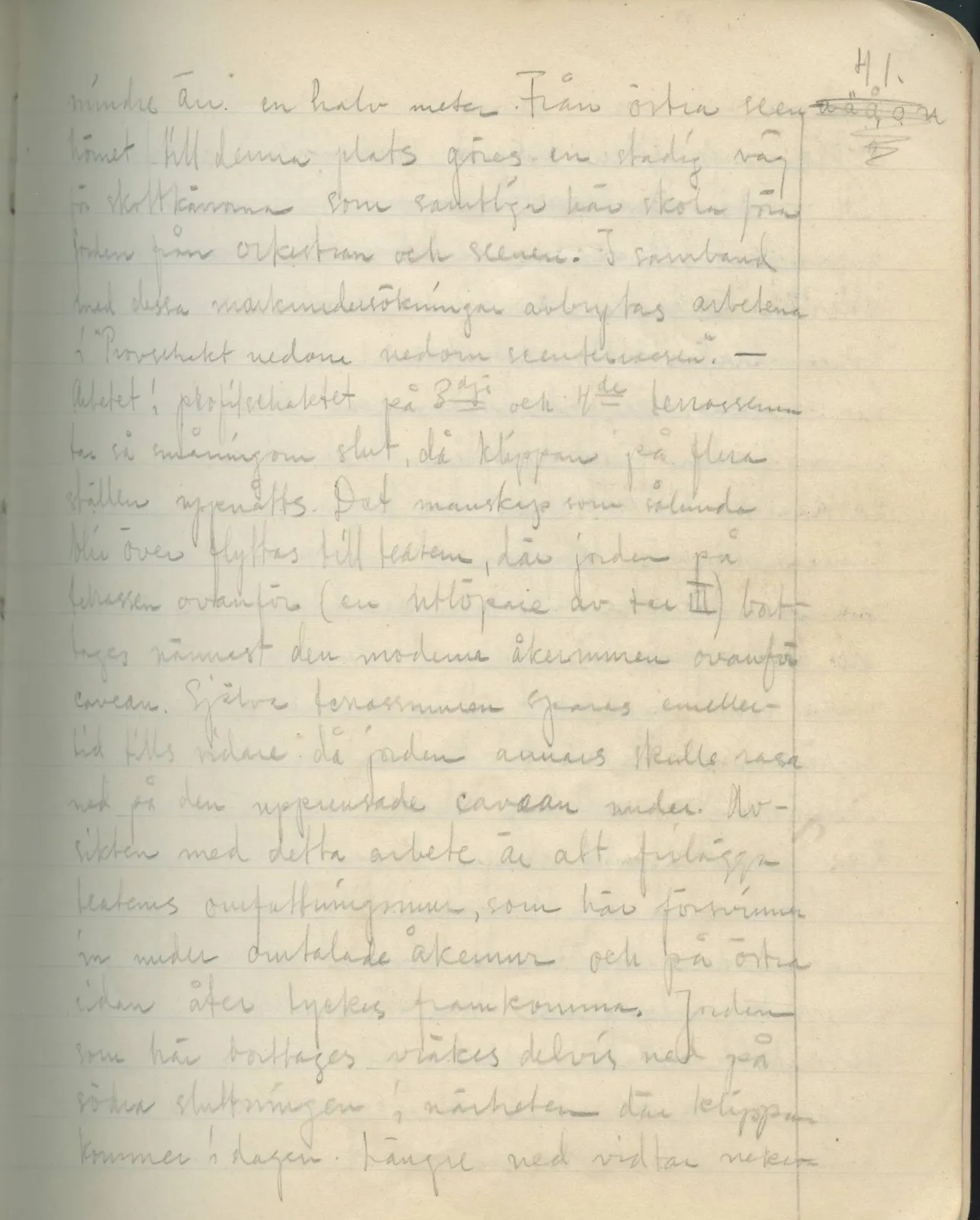 Scan 39 of field diary DII:2a (Soli, the theatre), handwritten in Swedish. The transcription and translation follow.