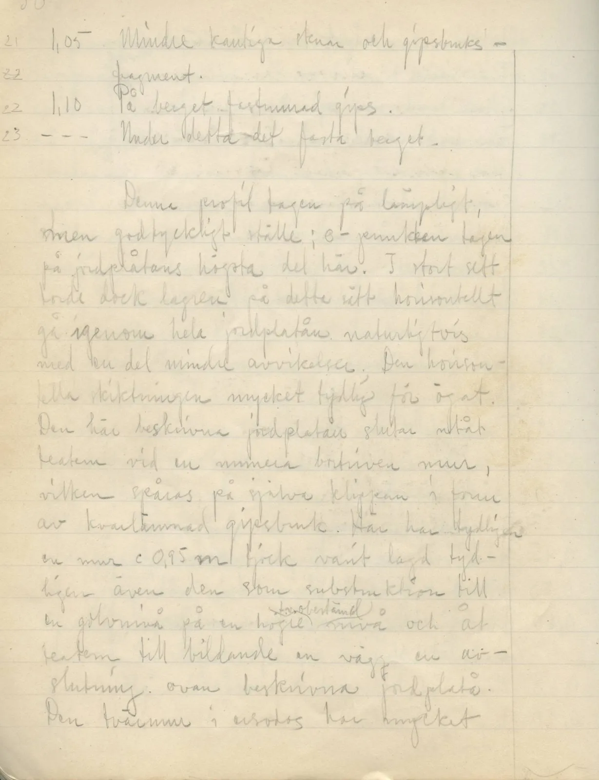 Scan 48 of field diary DII:2a (Soli, the theatre), handwritten in Swedish. The transcription and translation follow.