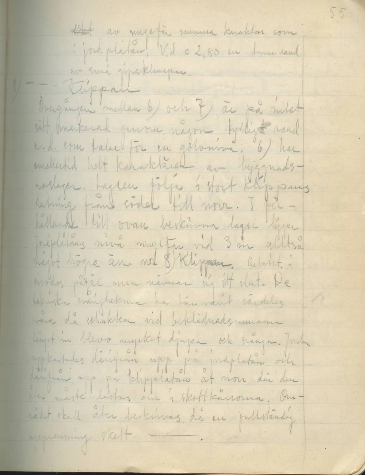Scan 53 of field diary DII:2a (Soli, the theatre), handwritten in Swedish. The transcription and translation follow.