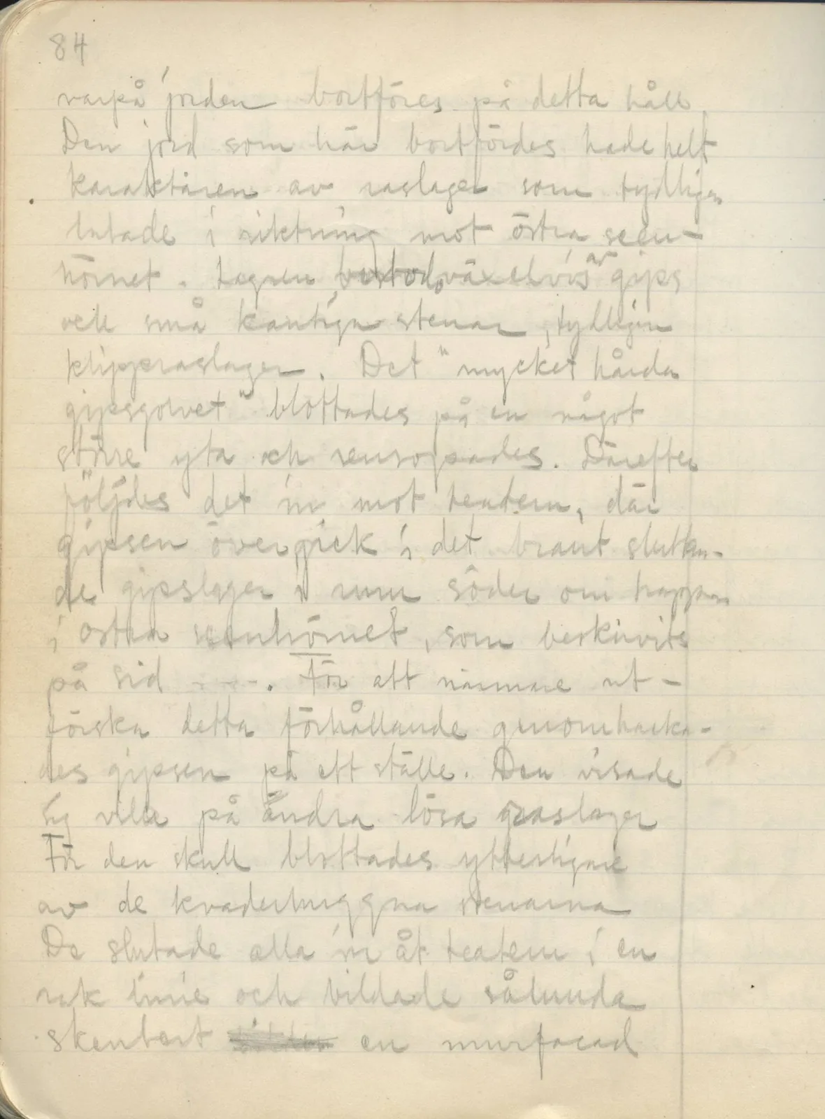 Scan 82 of field diary DII:2a (Soli, the theatre), handwritten in Swedish. The transcription and translation follow.