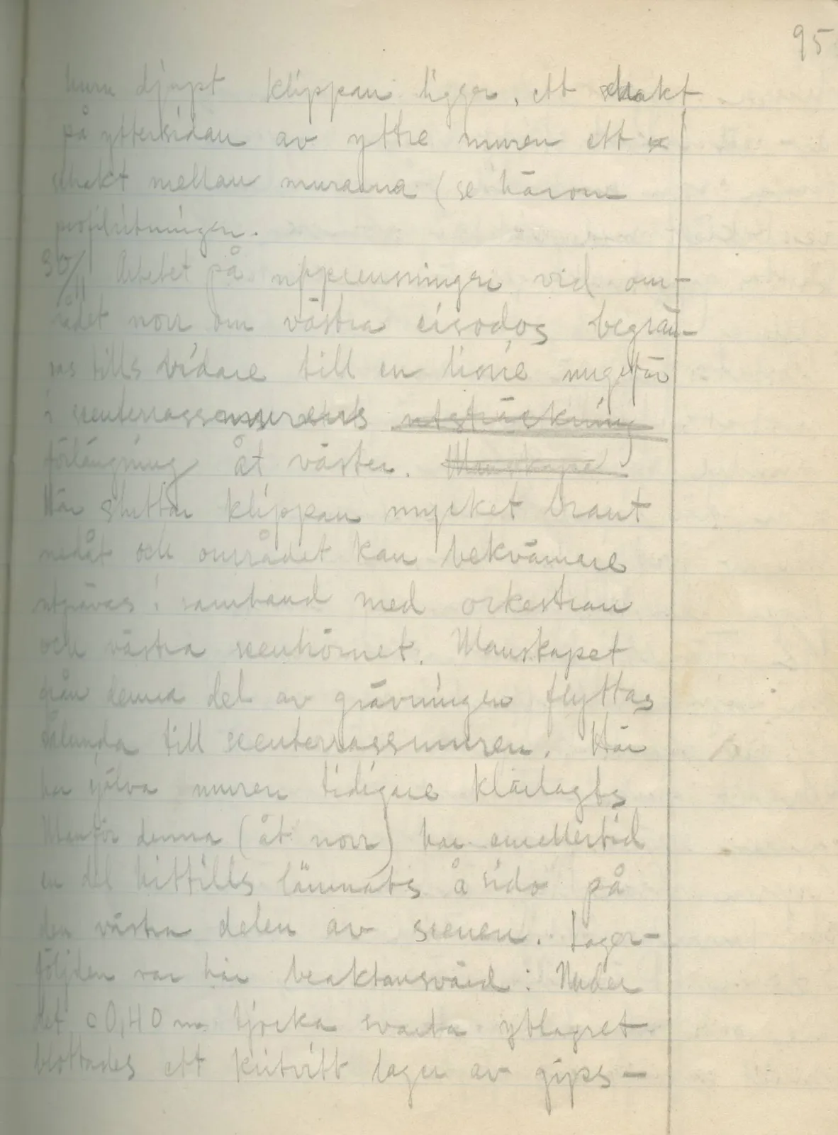 Scan 93 of field diary DII:2a (Soli, the theatre), handwritten in Swedish. The transcription and translation follow.
