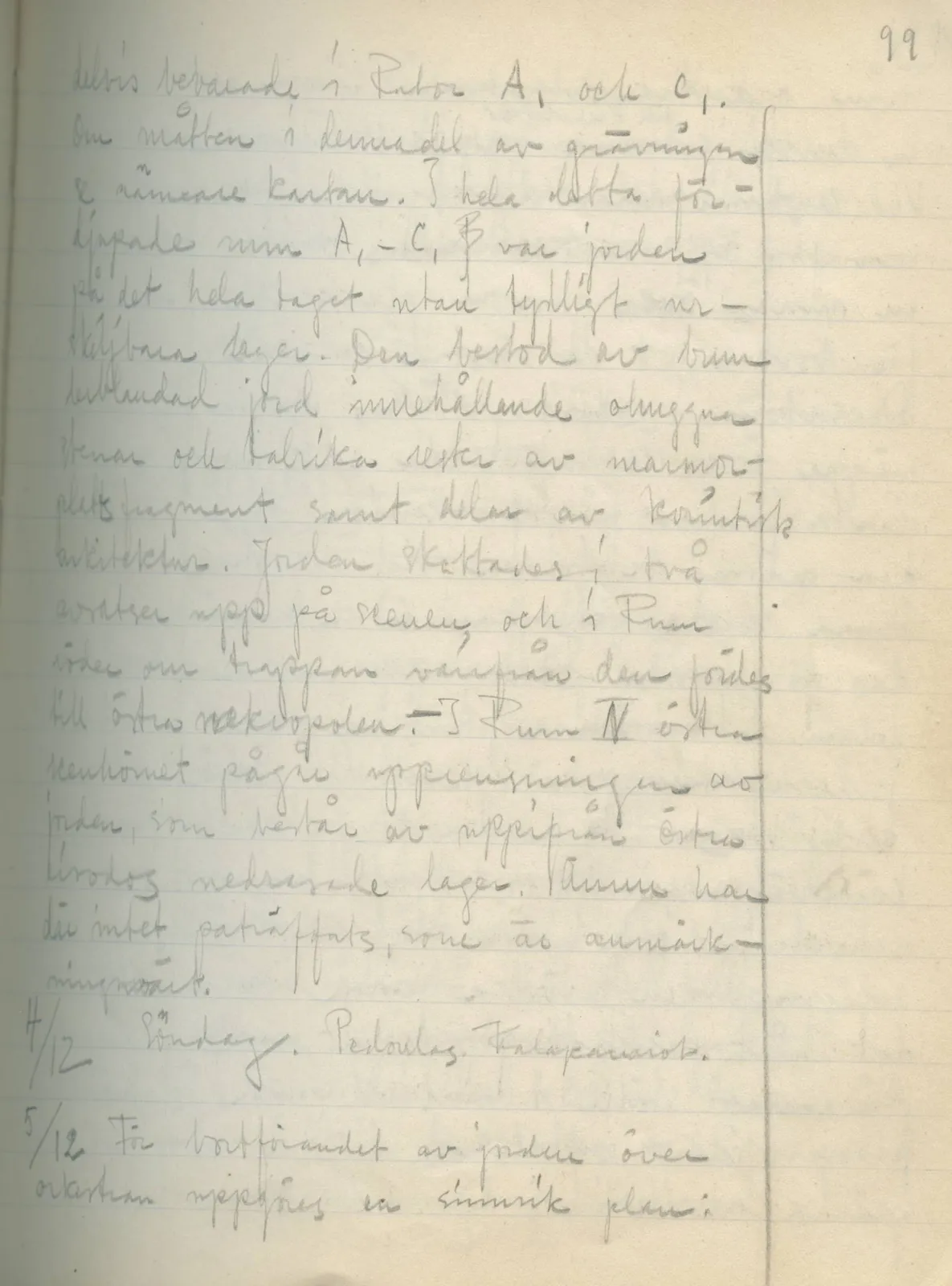 Scan 97 of field diary DII:2a (Soli, the theatre), handwritten in Swedish. The transcription and translation follow.