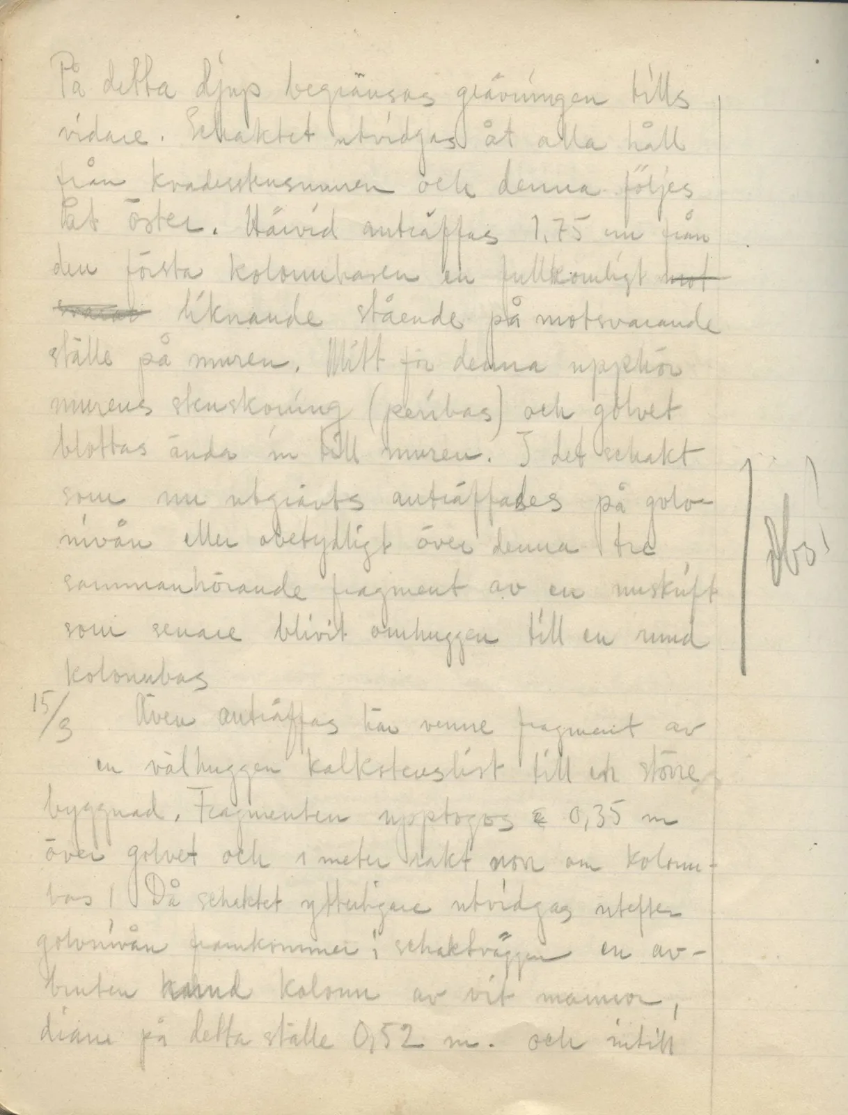 Scan 106 of field diary DII:2a (Soli, the theatre), handwritten in Swedish. The transcription and translation follow.