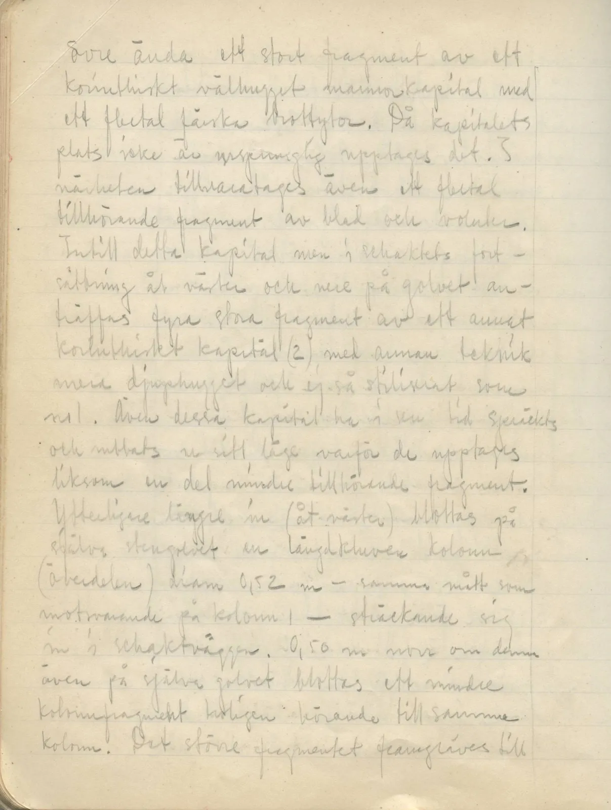 Scan 108 of field diary DII:2a (Soli, the theatre), handwritten in Swedish. The transcription and translation follow.