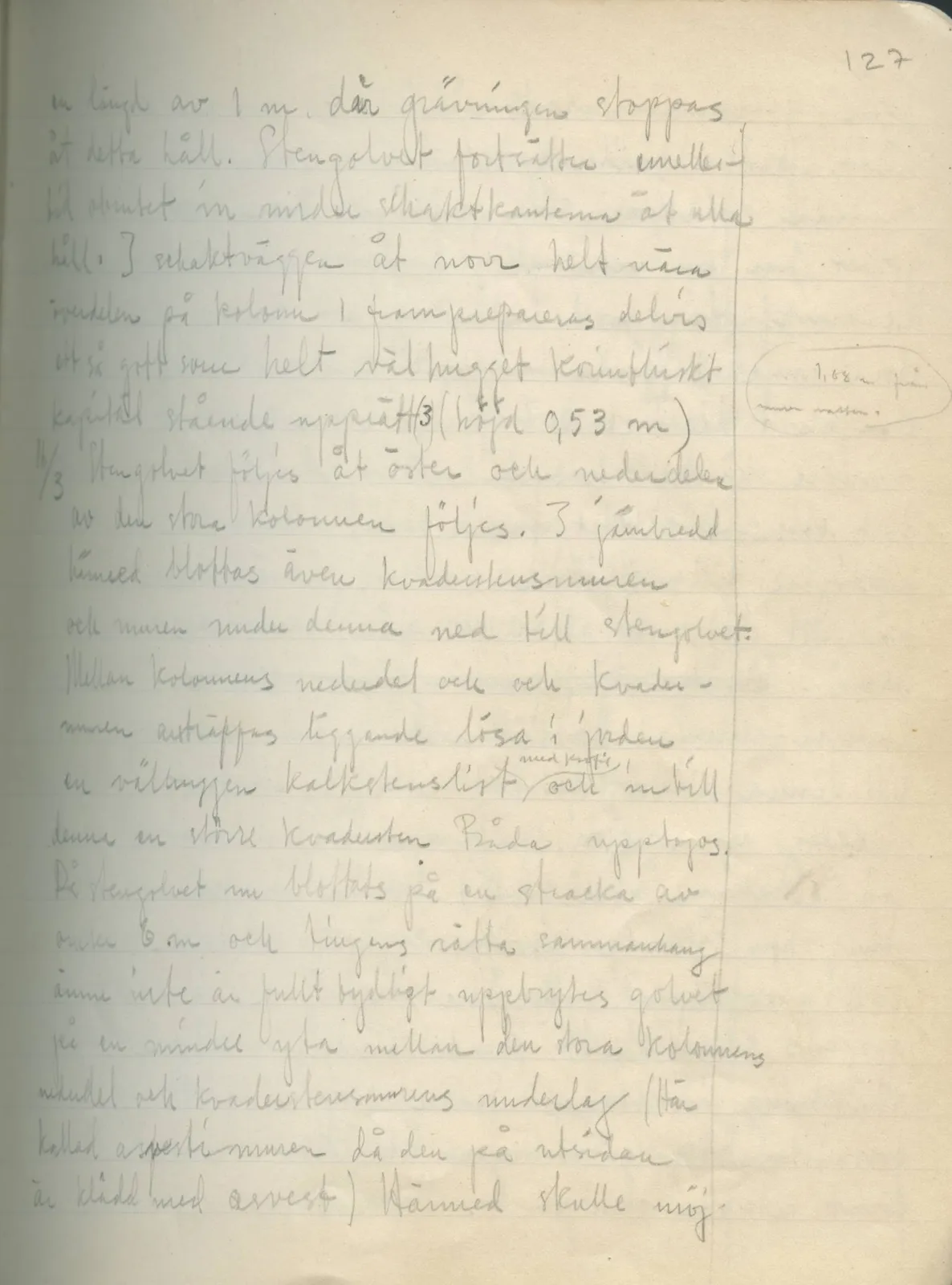 Scan 109 of field diary DII:2a (Soli, the theatre), handwritten in Swedish. The transcription and translation follow.