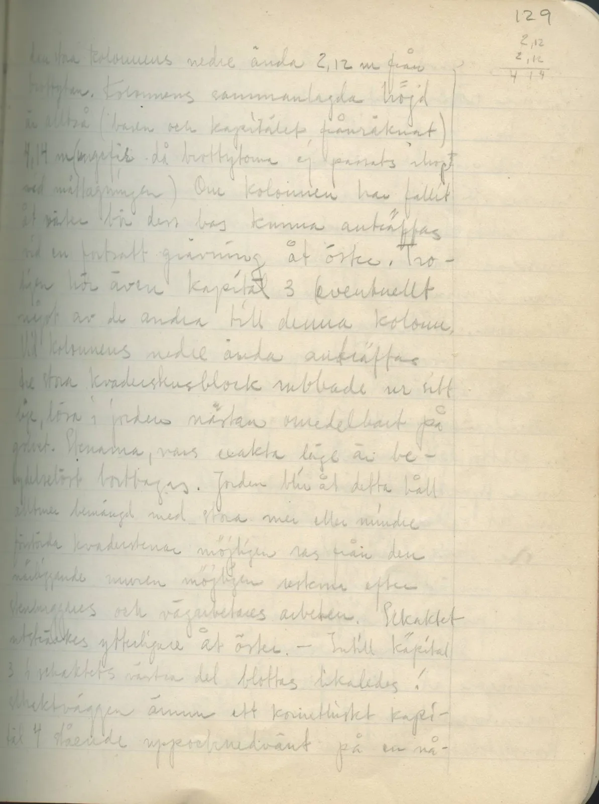 Scan 111 of field diary DII:2a (Soli, the theatre), handwritten in Swedish. The transcription and translation follow.