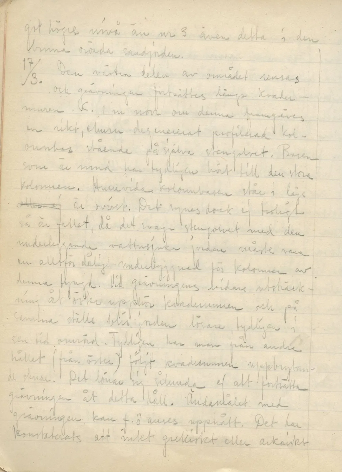 Scan 112 of field diary DII:2a (Soli, the theatre), handwritten in Swedish. The transcription and translation follow.