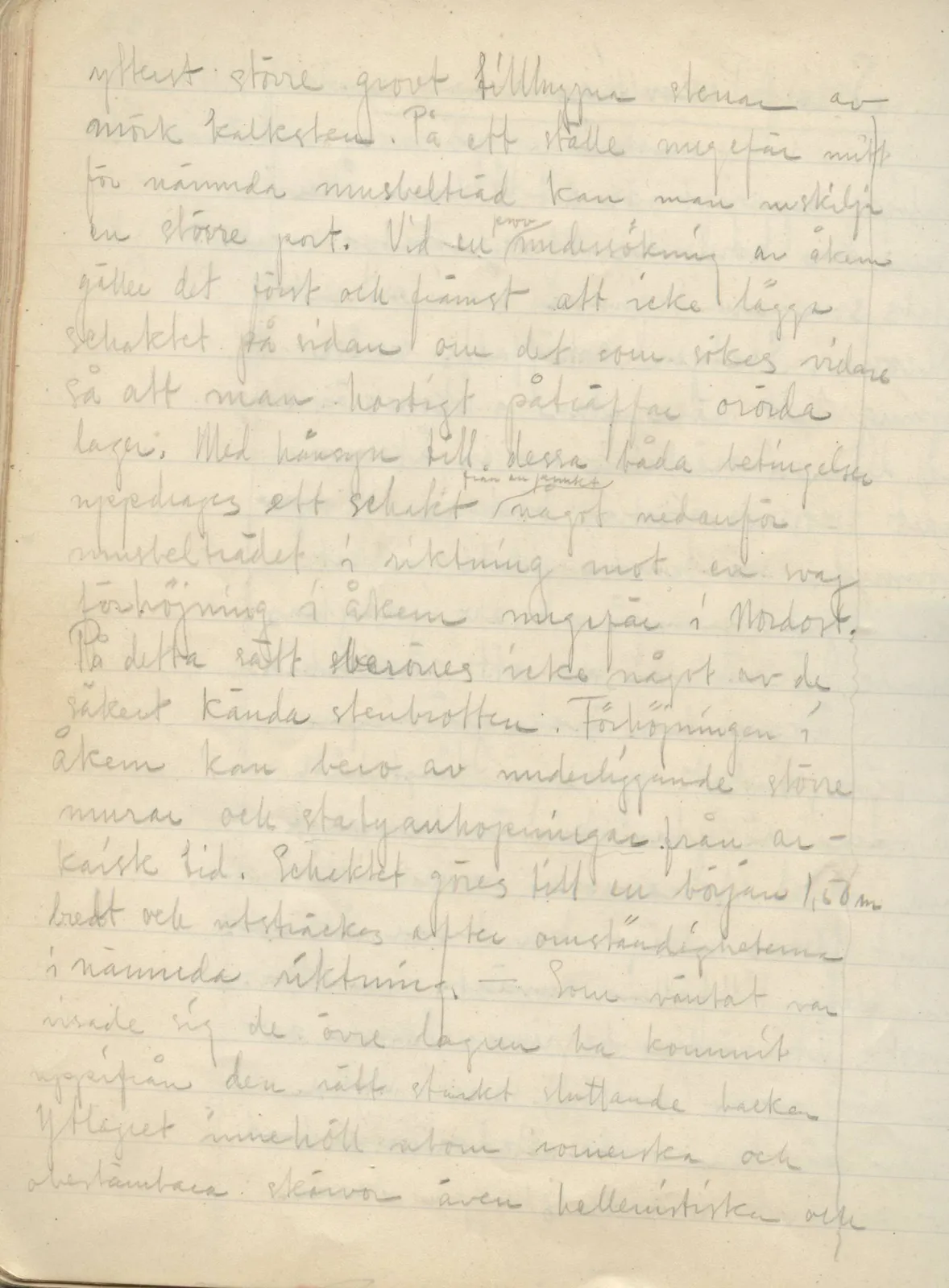 Scan 116 of field diary DII:2a (Soli, the theatre), handwritten in Swedish. The transcription and translation follow.