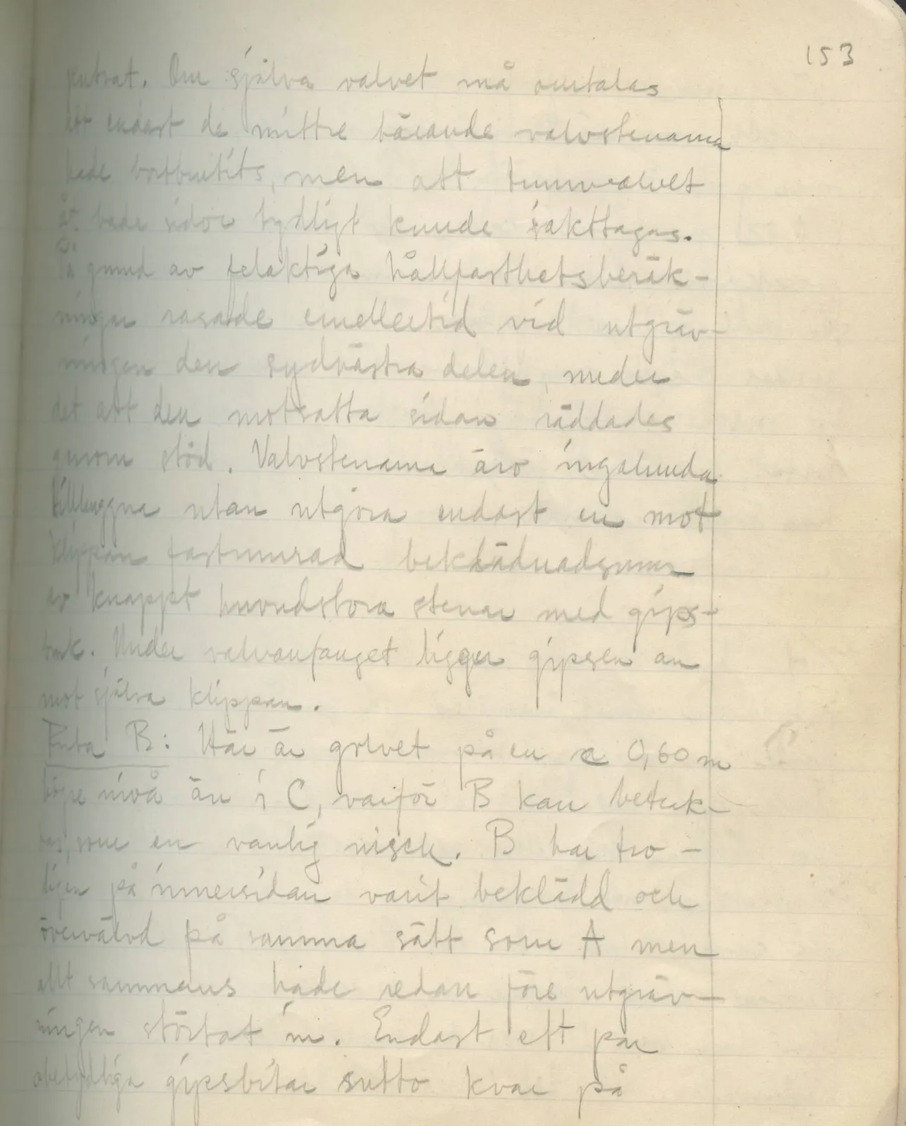 Scan 135 of field diary DII:2a (Soli, the theatre), handwritten in Swedish. The transcription and translation follow.