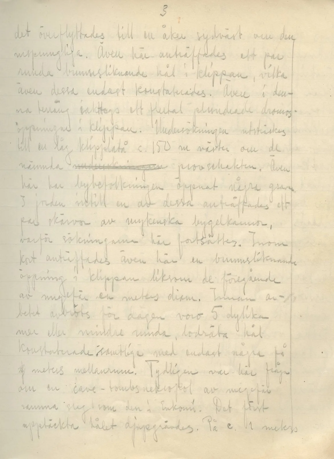 Scan 4 of field diary DII:2b (Milia, Soli and Kythrea), handwritten in Swedish. The transcription and translation follow.