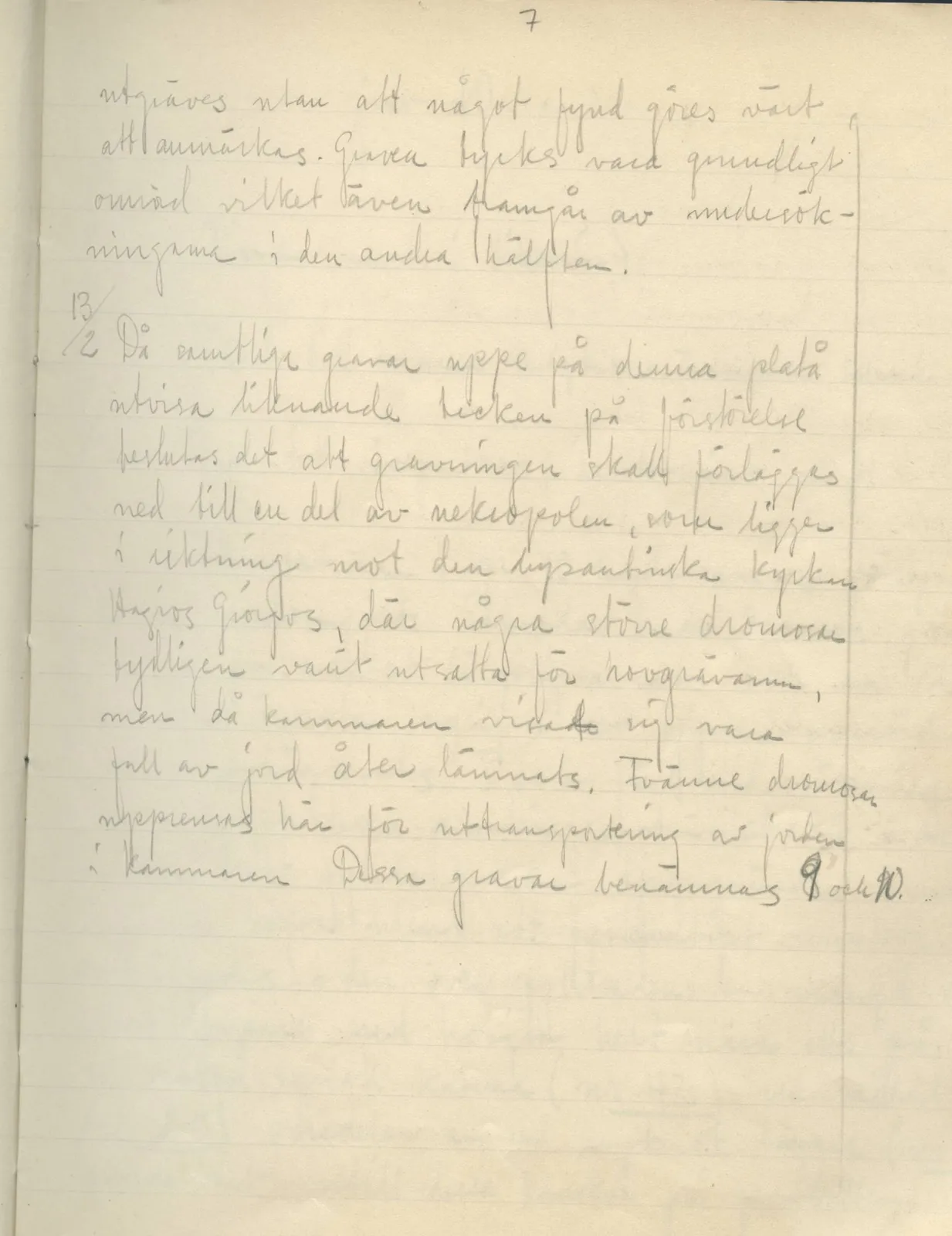 Scan 8 of field diary DII:2b (Milia, Soli and Kythrea), handwritten in Swedish. The transcription and translation follow.