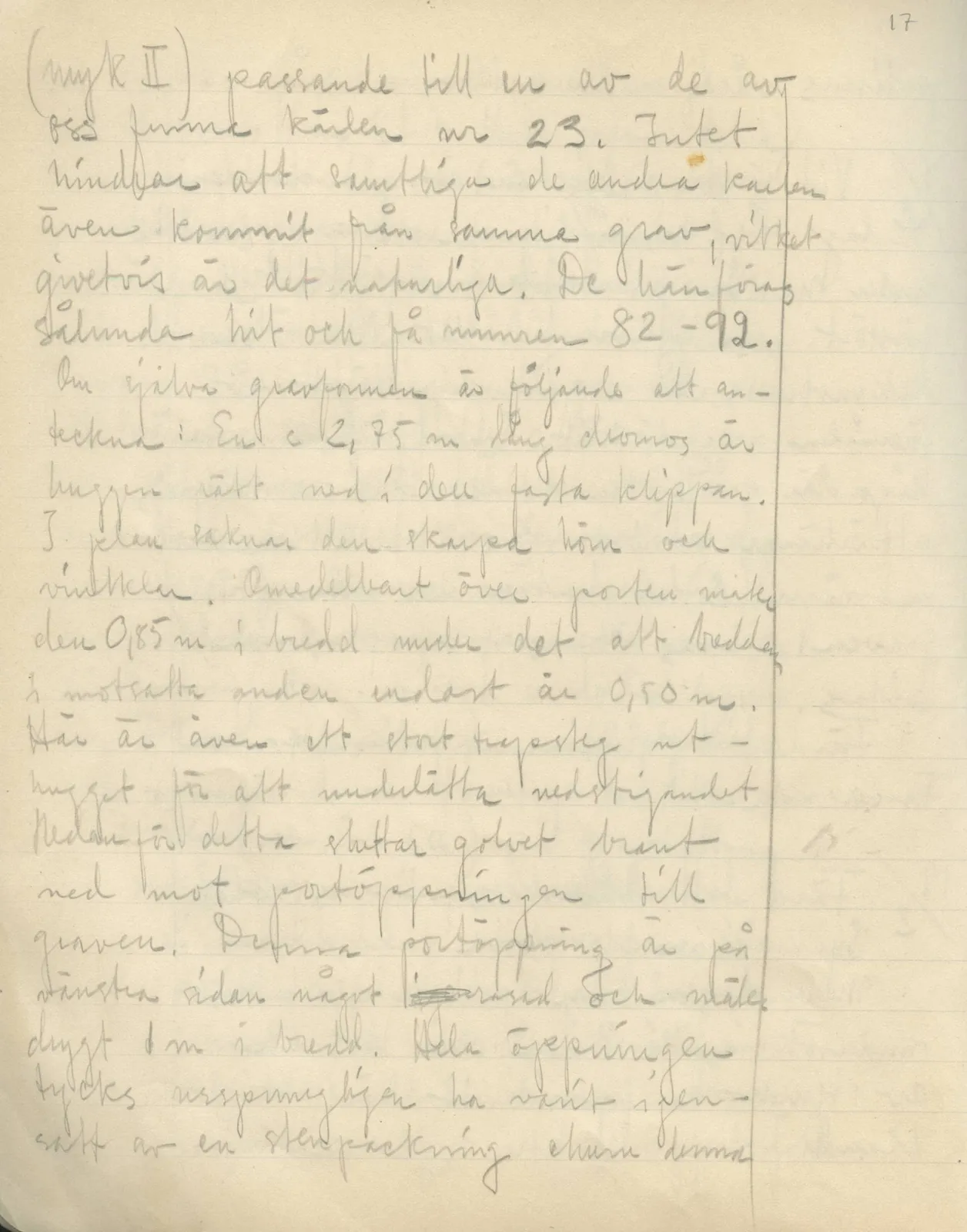 Scan 18 of field diary DII:2b (Milia, Soli and Kythrea), handwritten in Swedish. The transcription and translation follow.