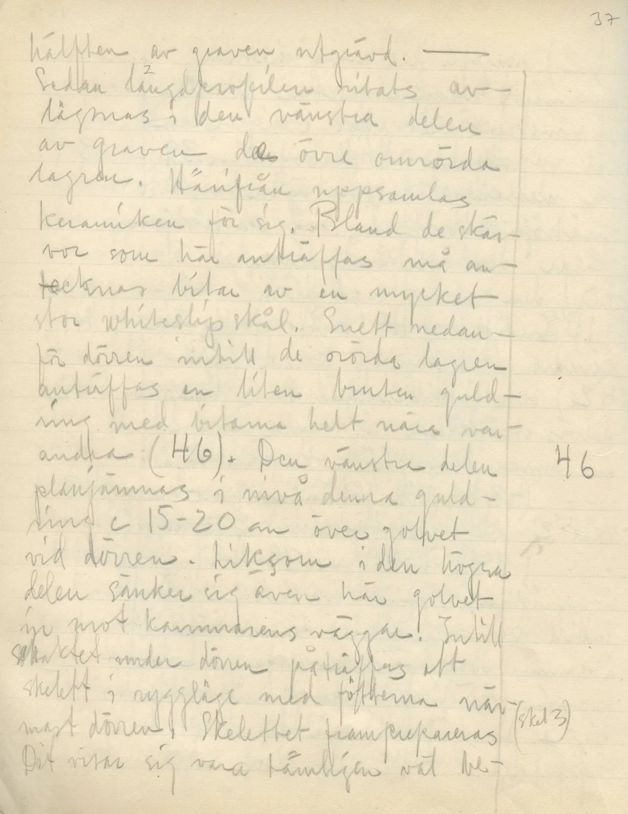 Scan 40 of field diary DII:2b (Milia, Soli and Kythrea), handwritten in Swedish. The transcription and translation follow.