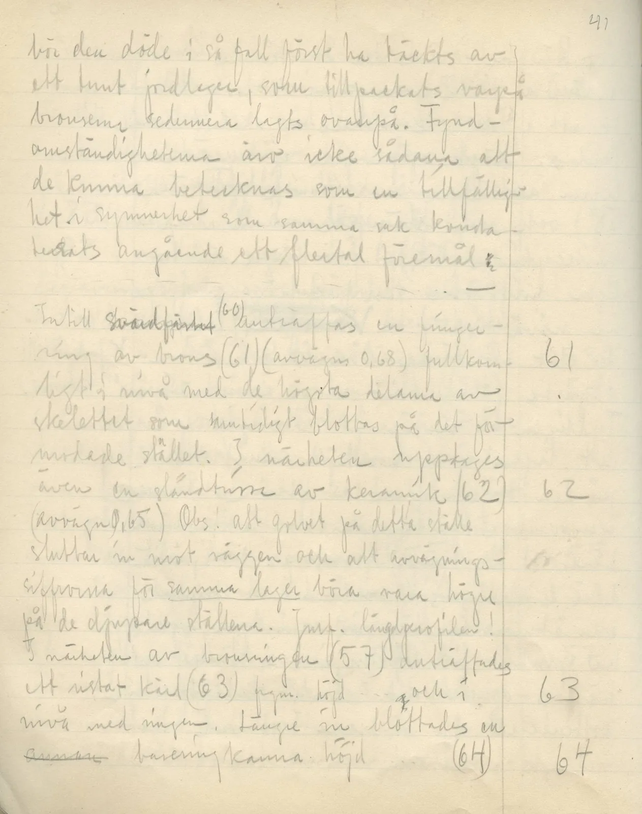 Scan 44 of field diary DII:2b (Milia, Soli and Kythrea), handwritten in Swedish. The transcription and translation follow.