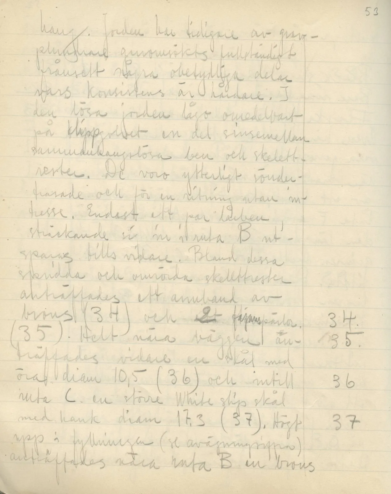 Scan 56 of field diary DII:2b (Milia, Soli and Kythrea), handwritten in Swedish. The transcription and translation follow.