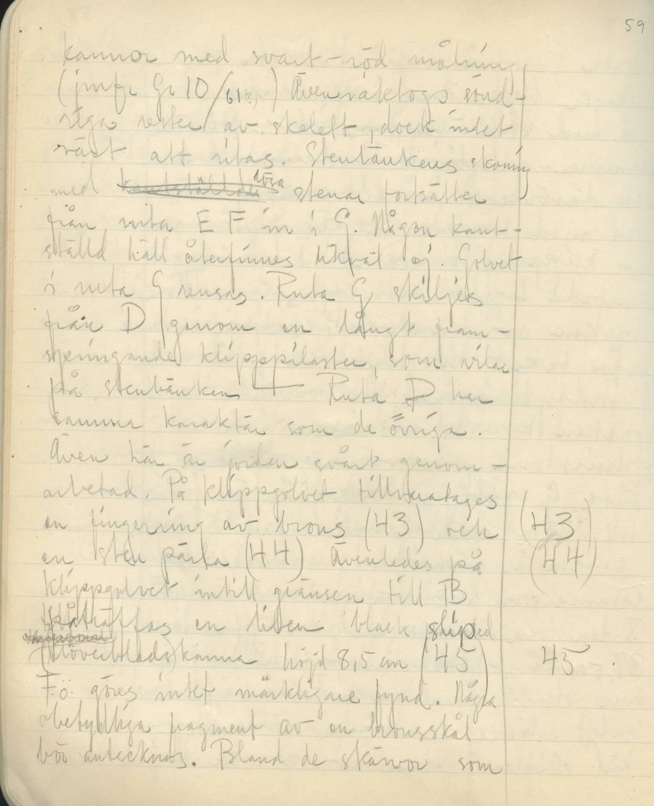 Scan 62 of field diary DII:2b (Milia, Soli and Kythrea), handwritten in Swedish. The transcription and translation follow.