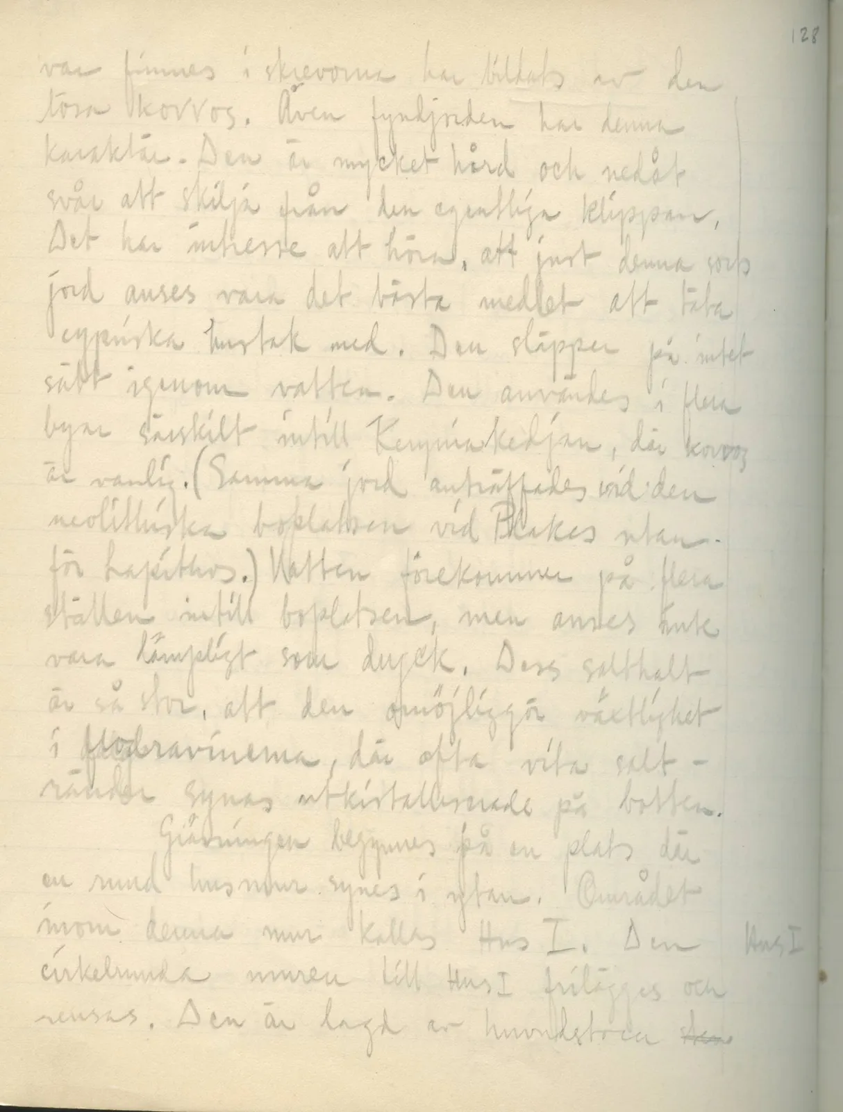 Scan 84 of field diary DII:2b (Milia, Soli and Kythrea), handwritten in Swedish. The transcription and translation follow.