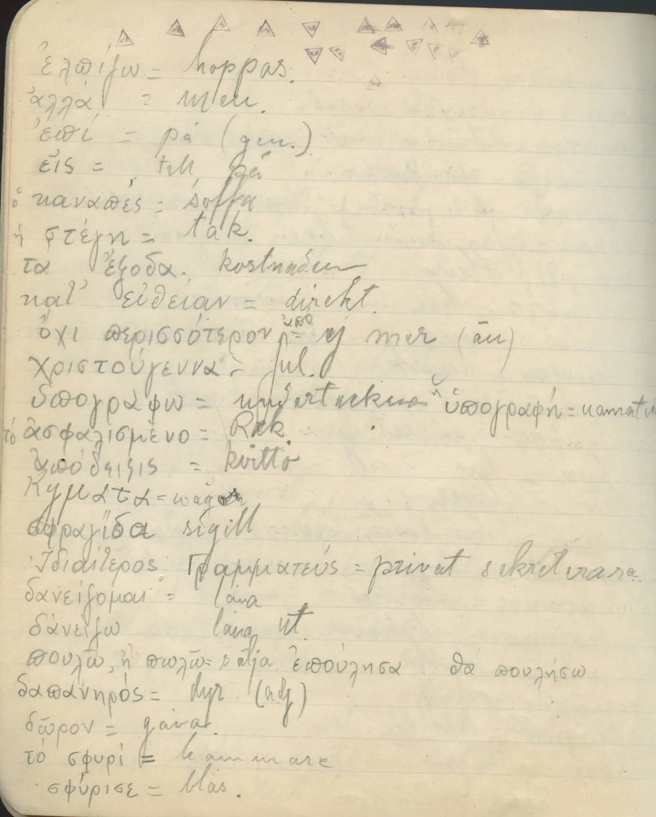 Scan 48 of field diary DII:2c (Ayios Iakovos), handwritten in Swedish, with drawings. The transcription and translation follow.
