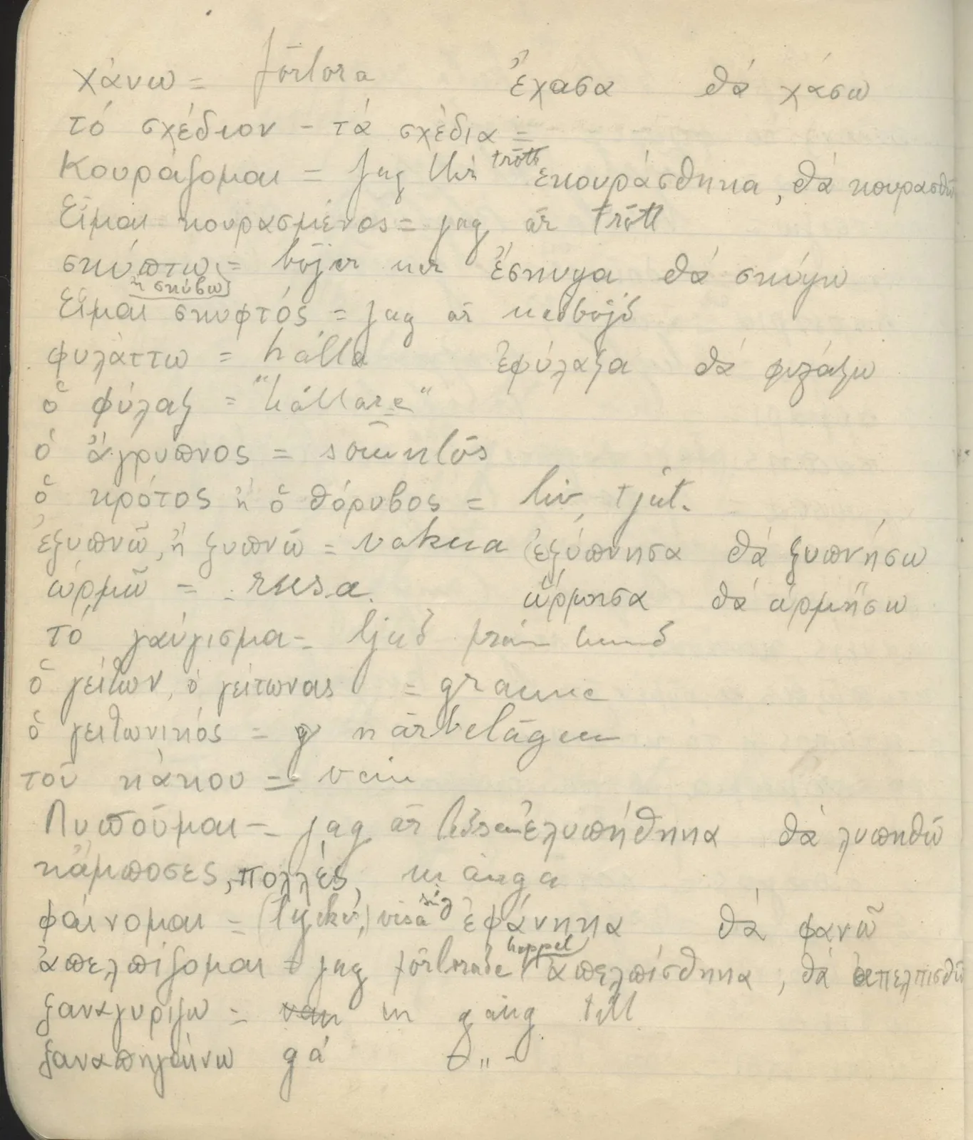 Scan 50 of field diary DII:2c (Ayios Iakovos), handwritten in Swedish. The transcription and translation follow.