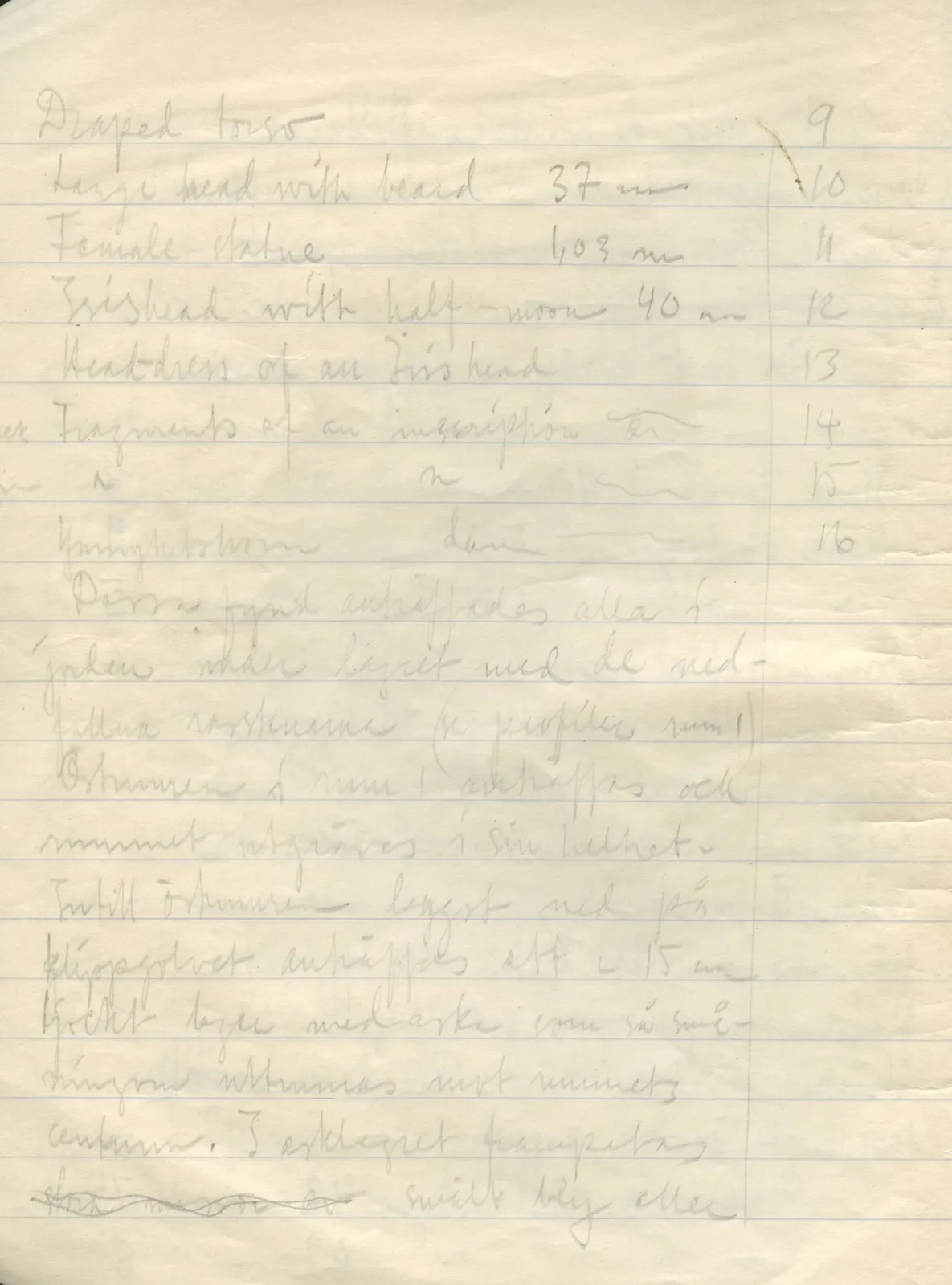 Scan 12 of field diary DII:2d (Soli, Cholades, and Mersinaki), handwritten in Swedish. The transcription and translation follow.