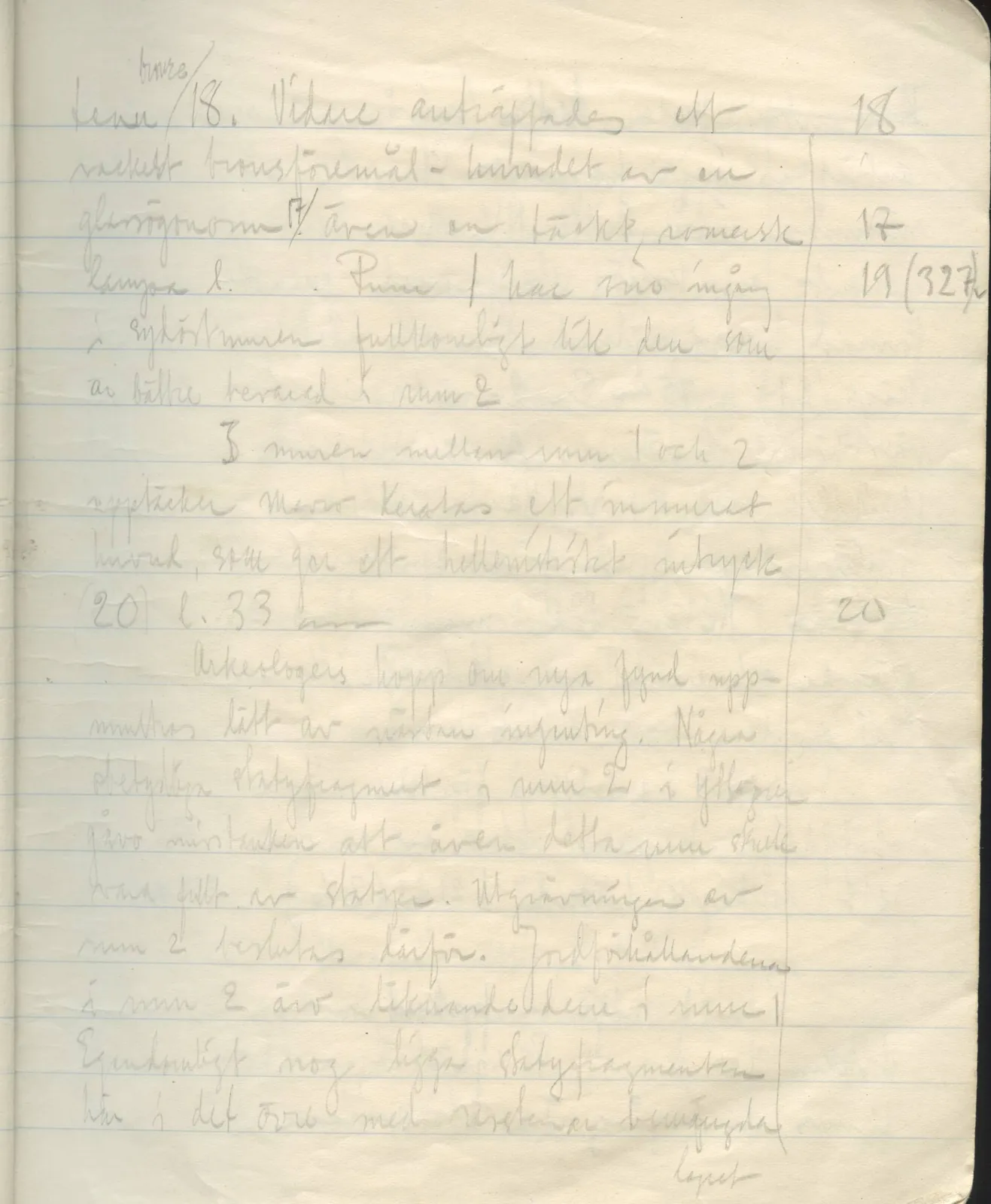 Scan 13 of field diary DII:2d (Soli, Cholades, and Mersinaki), handwritten in Swedish. The transcription and translation follow.
