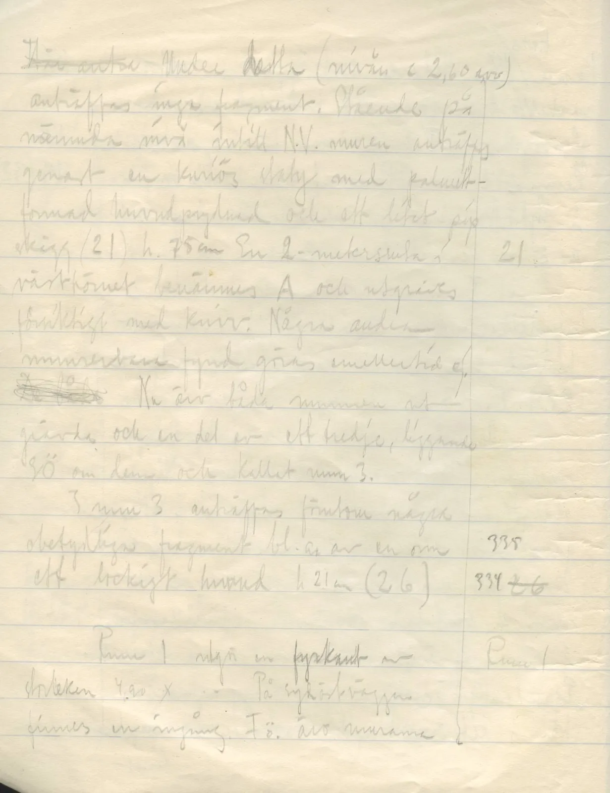 Scan 14 of field diary DII:2d (Soli, Cholades, and Mersinaki), handwritten in Swedish. The transcription and translation follow.