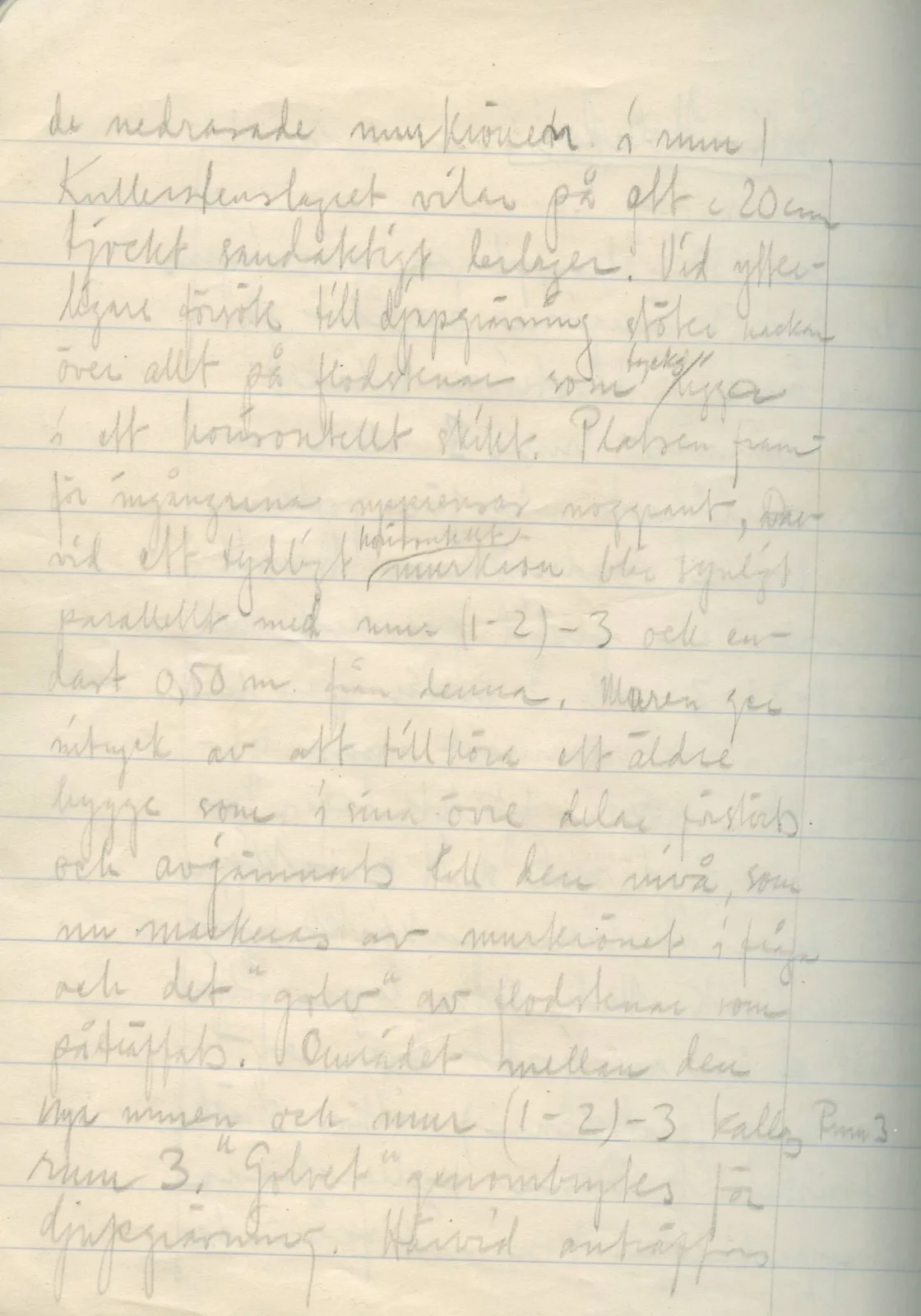 Scan 45 of field diary DII:2d (Soli, Cholades, and Mersinaki), handwritten in Swedish. The transcription and translation follow.