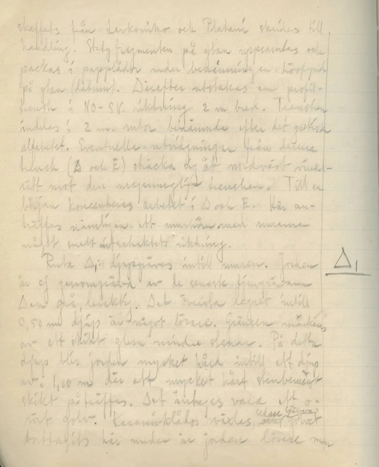 Scan 5 of field diary DII:2e (Ayios Phokas, Ayios Iakovos, Kition and Amathus), handwritten in Swedish. The transcription and translation follow.