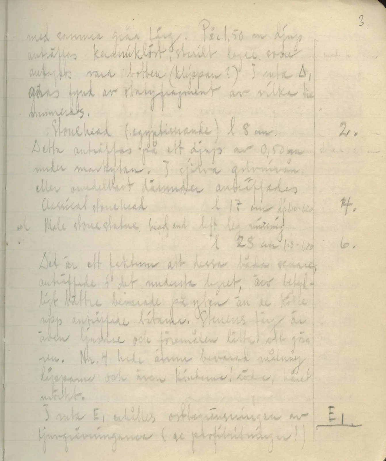 Scan 6 of field diary DII:2e (Ayios Phokas, Ayios Iakovos, Kition and Amathus), handwritten in Swedish. The transcription and translation follow.