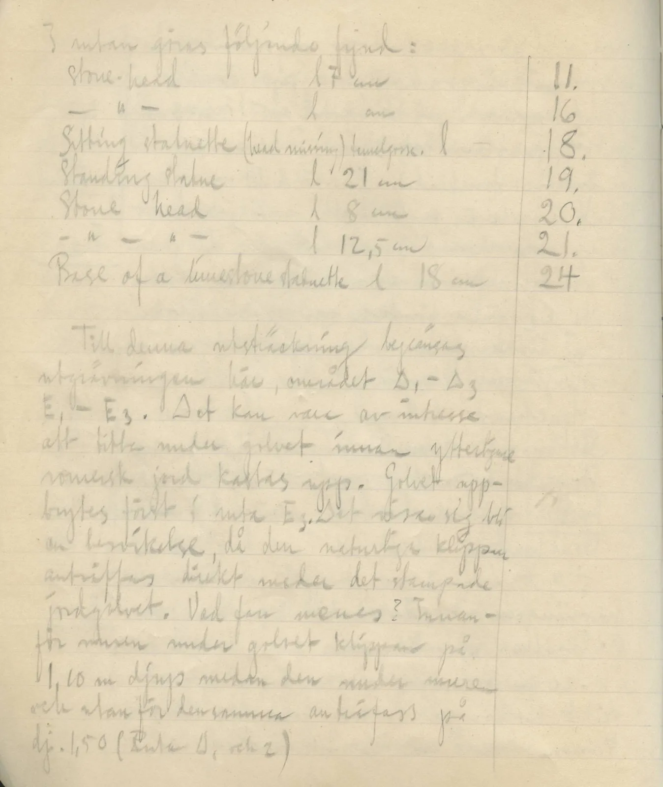Scan 9 of field diary DII:2e (Ayios Phokas, Ayios Iakovos, Kition and Amathus), handwritten in Swedish. The transcription and translation follow.