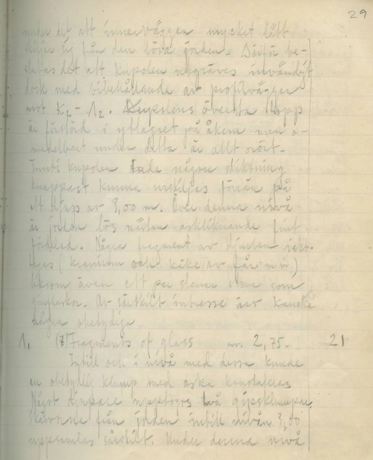 Scan 31 of field diary DII:2e (Ayios Phokas, Ayios Iakovos, Kition and Amathus), handwritten in Swedish. The transcription and translation follow.