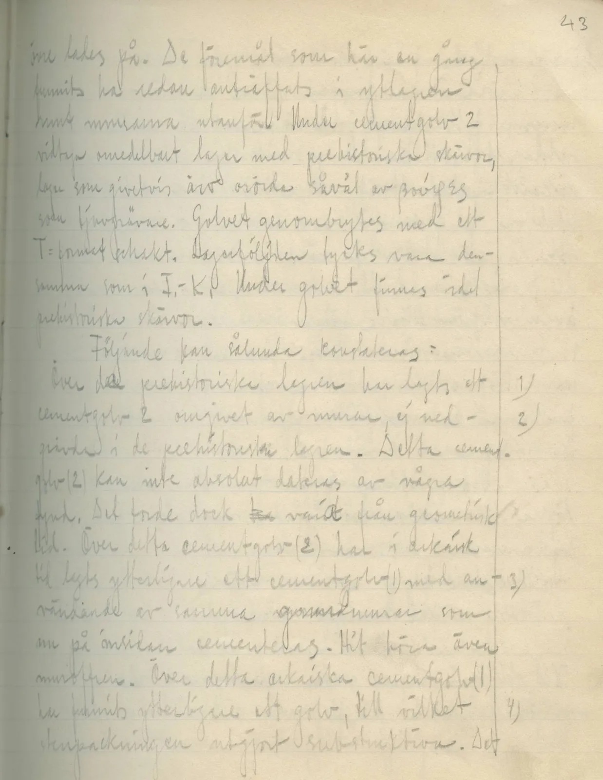 Scan 45 of field diary DII:2e (Ayios Phokas, Ayios Iakovos, Kition and Amathus), handwritten in Swedish. The transcription and translation follow.