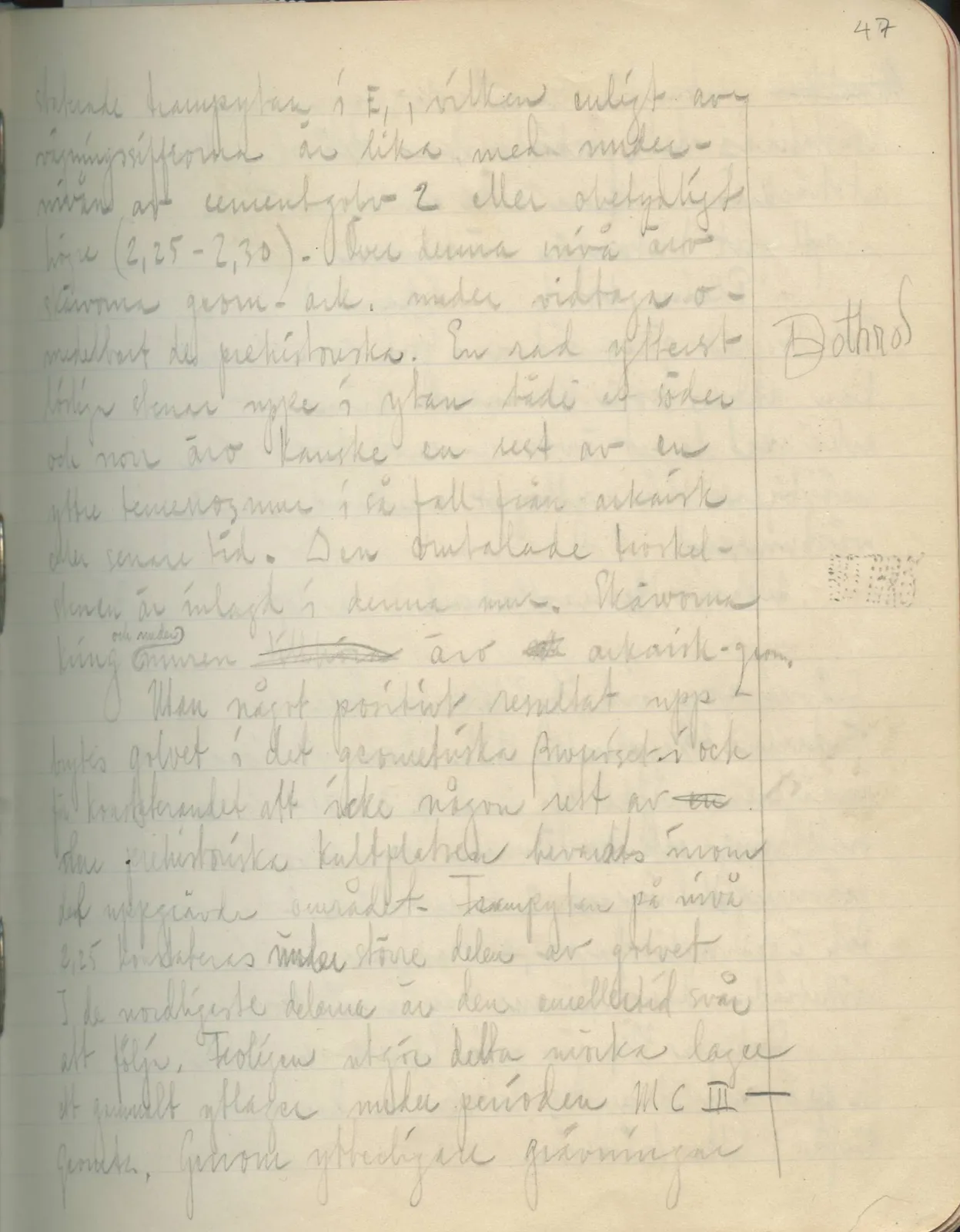 Scan 49 of field diary DII:2e (Ayios Phokas, Ayios Iakovos, Kition and Amathus), handwritten in Swedish. The transcription and translation follow.