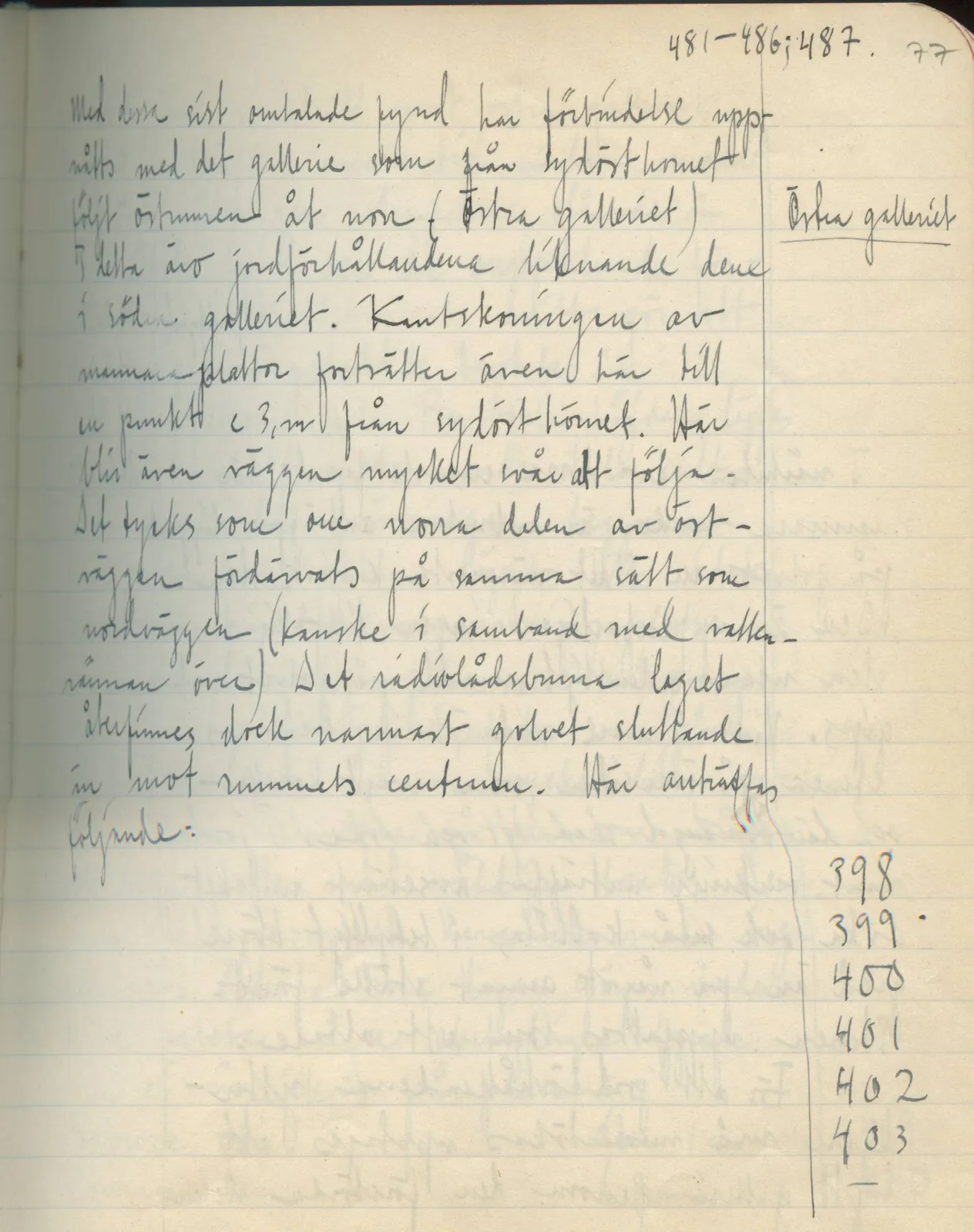 Scan 71 of field diary DII:2e (Ayios Phokas, Ayios Iakovos, Kition and Amathus), handwritten in Swedish. The transcription and translation follow.