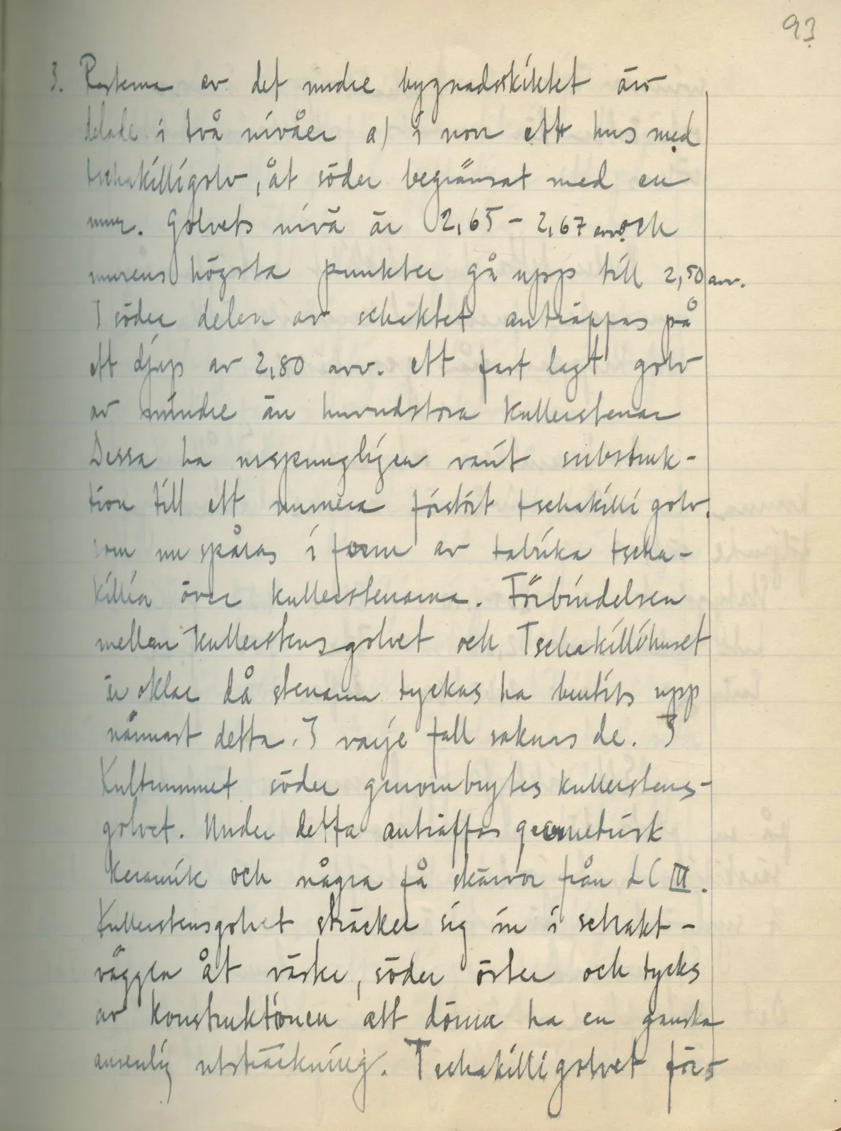 Scan 87 of field diary DII:2e (Ayios Phokas, Ayios Iakovos, Kition and Amathus), handwritten in Swedish. The transcription and translation follow.