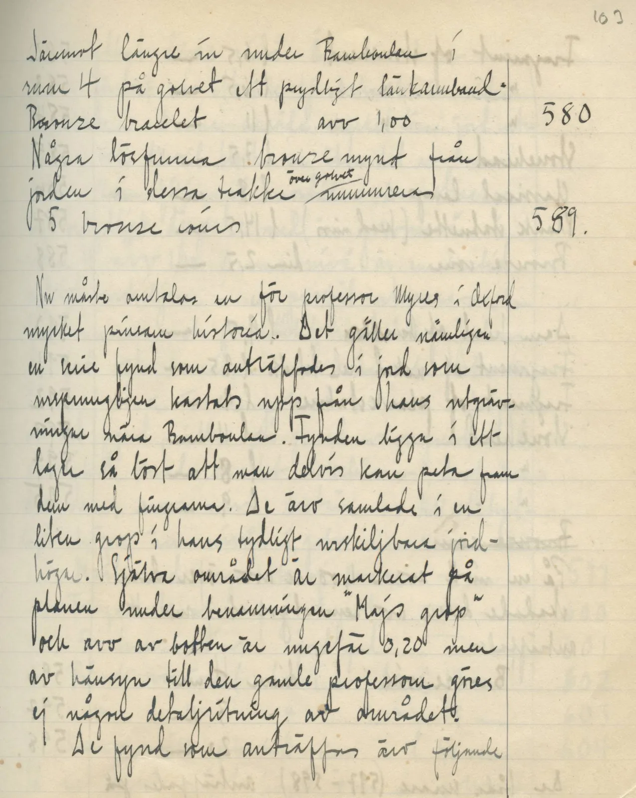 Scan 97 of field diary DII:2e (Ayios Phokas, Ayios Iakovos, Kition and Amathus), handwritten in Swedish. The transcription and translation follow.