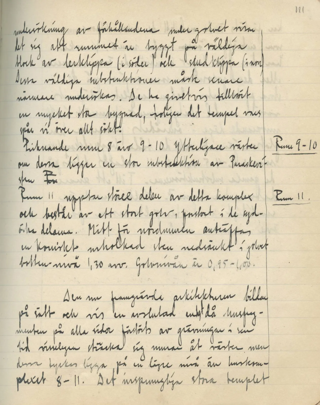 Scan 105 of field diary DII:2e (Ayios Phokas, Ayios Iakovos, Kition and Amathus), handwritten in Swedish. The transcription and translation follow.