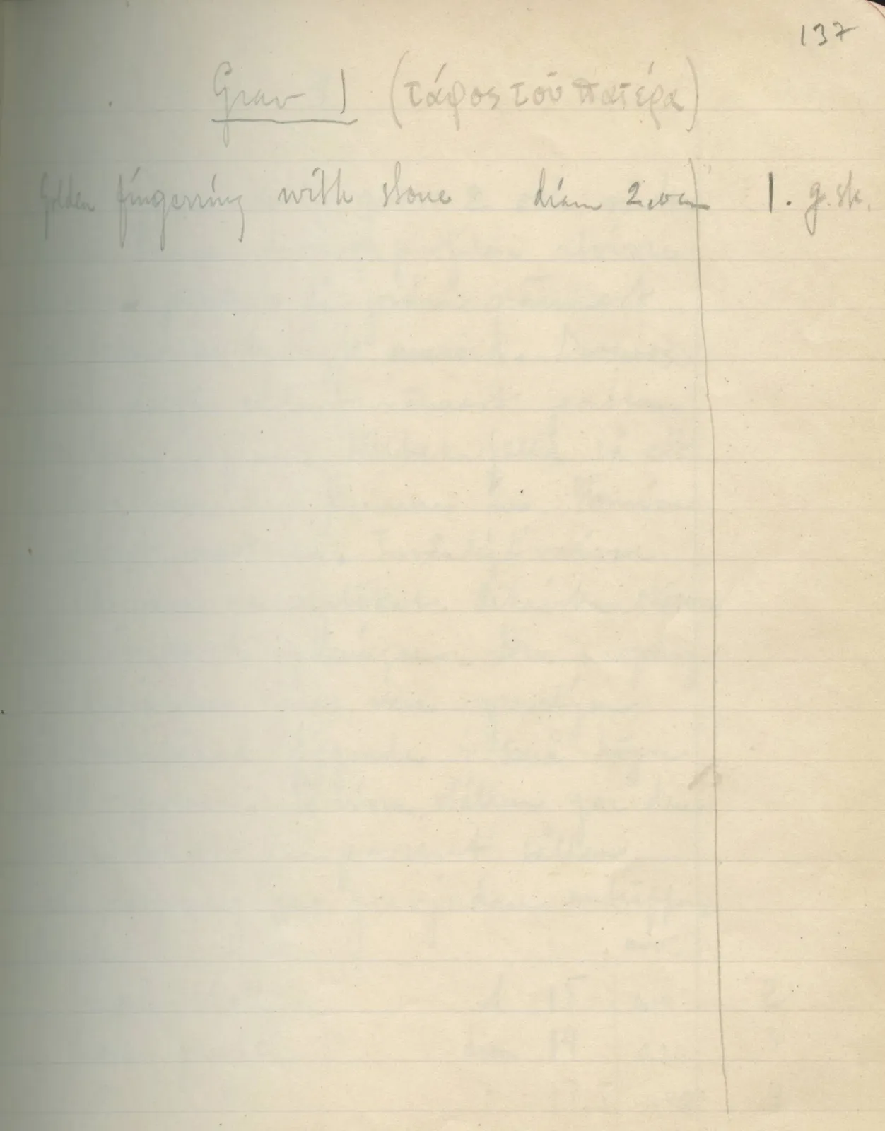 Scan 124 of field diary DII:2e (Ayios Phokas, Ayios Iakovos, Kition and Amathus), handwritten in Swedish. The transcription and translation follow.