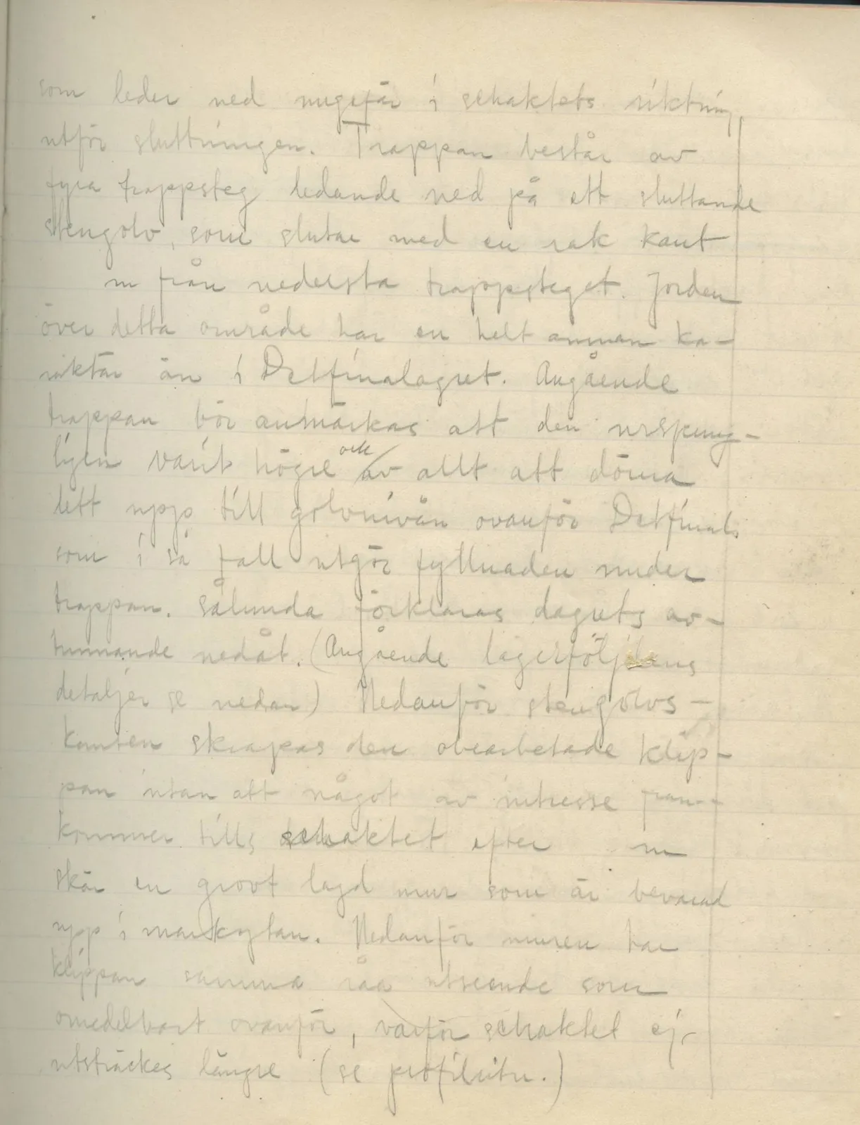 Scan 23 of field diary DII:3a (Vouni I), handwritten in Swedish. The transcription and translation follow.