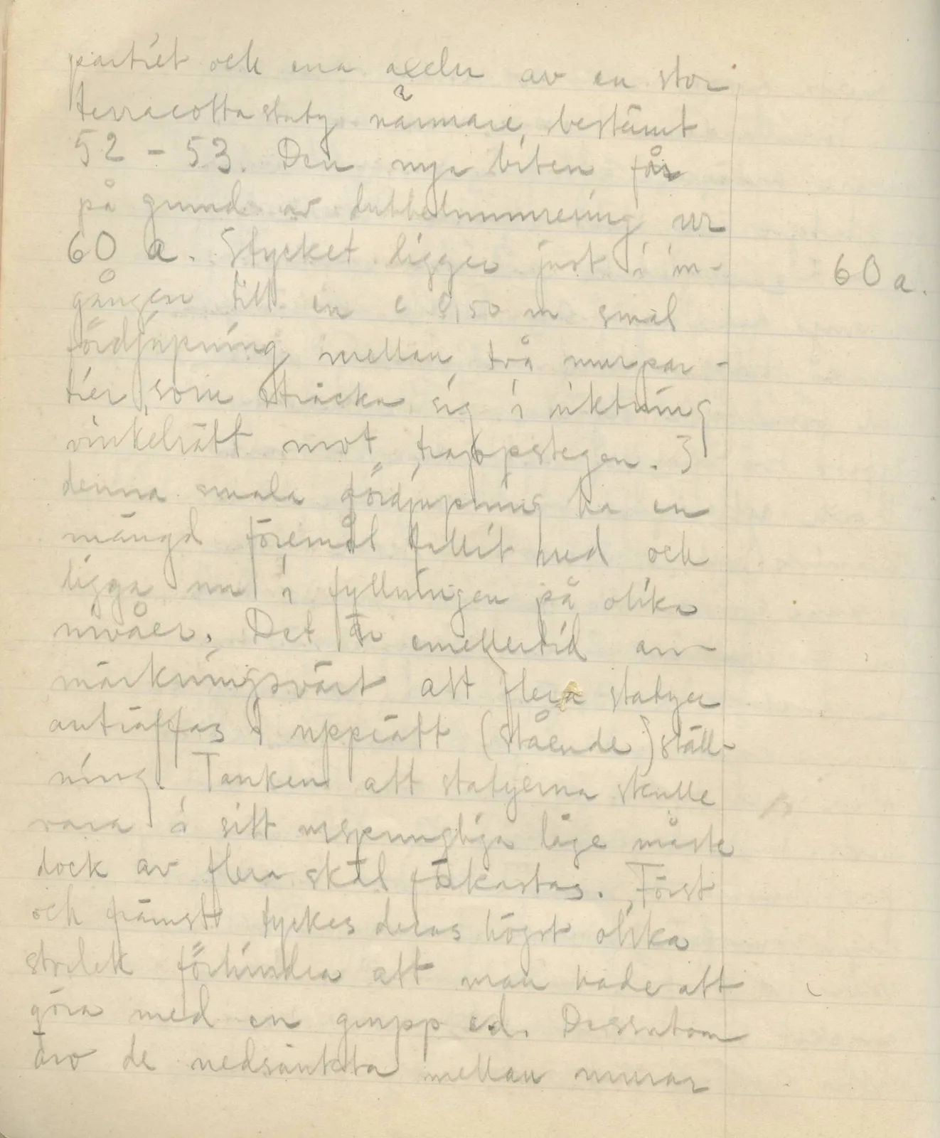 Scan 38 of field diary DII:3a (Vouni I), handwritten in Swedish. The transcription and translation follow.