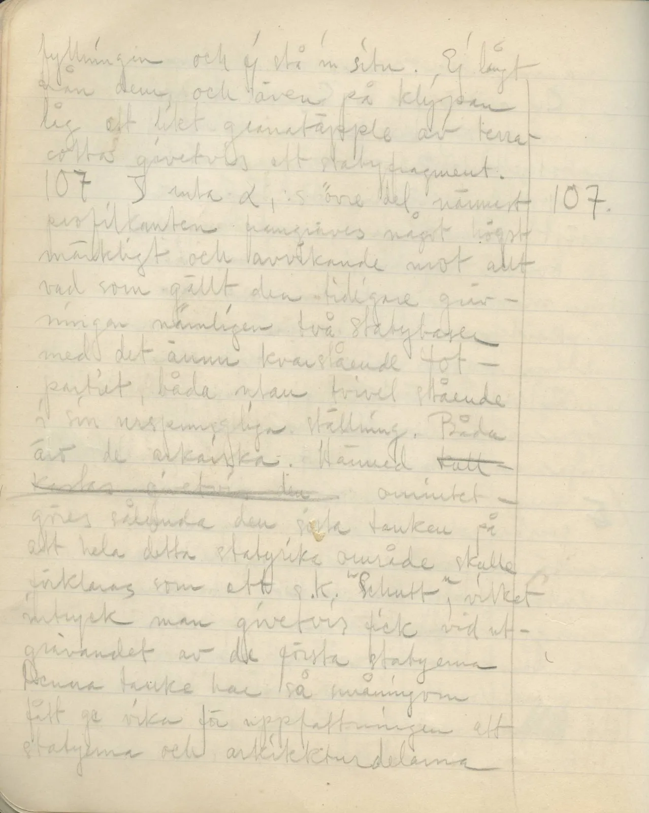Scan 50 of field diary DII:3a (Vouni I), handwritten in Swedish. The transcription and translation follow.