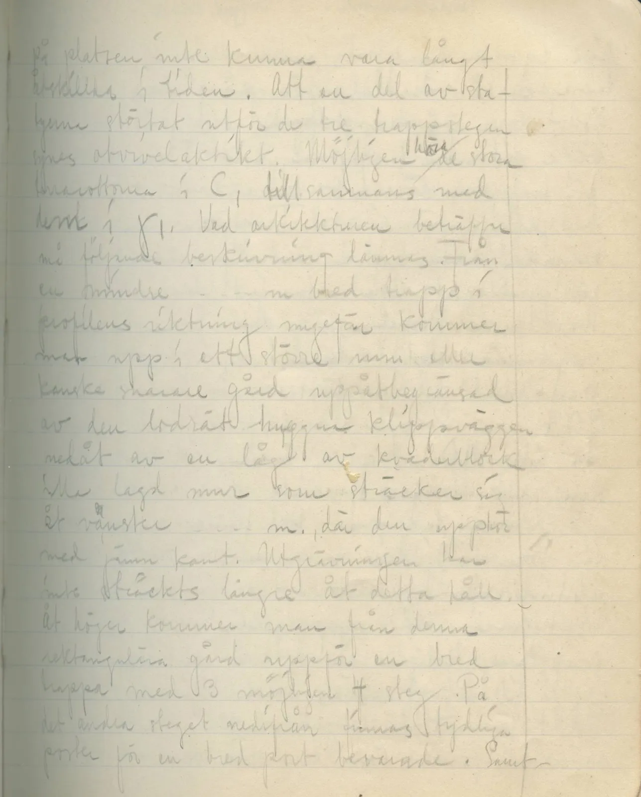 Scan 51 of field diary DII:3a (Vouni I), handwritten in Swedish. The transcription and translation follow.