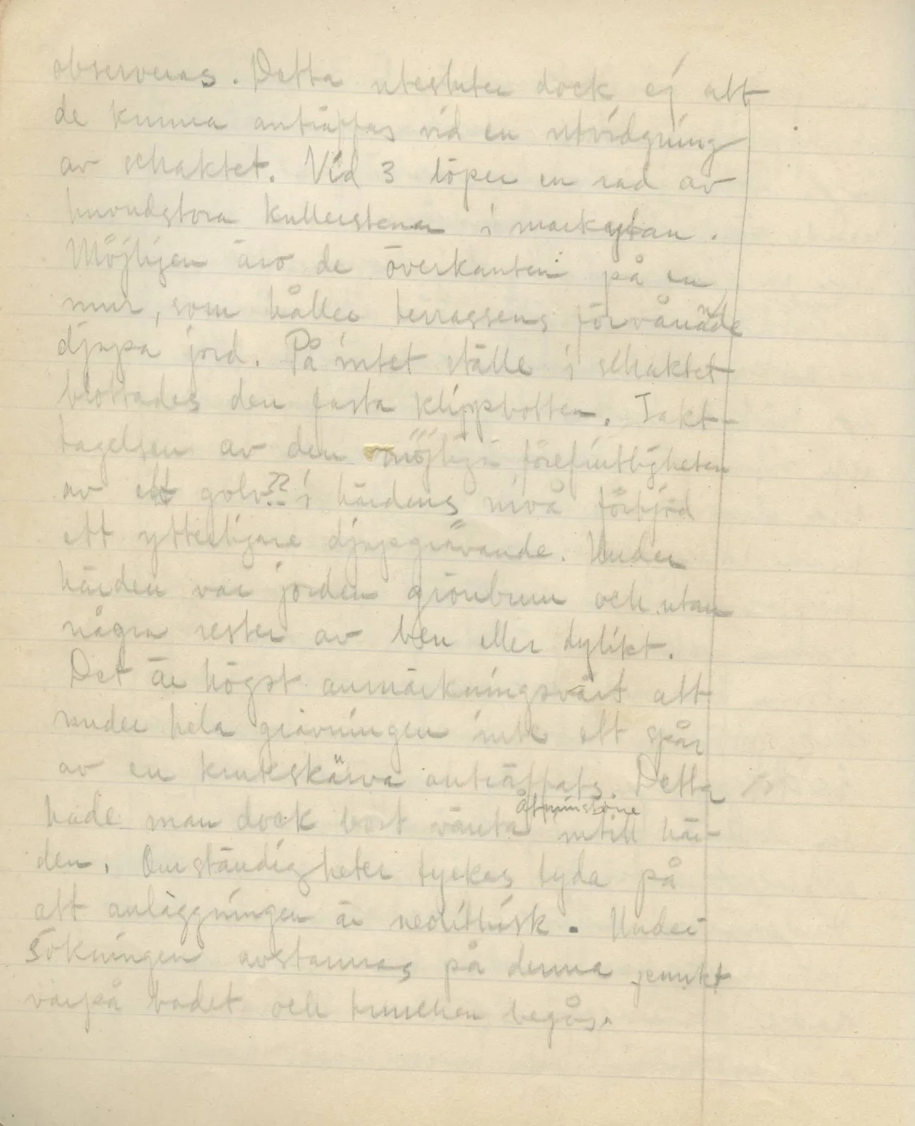 Scan 68 of field diary DII:3a (Vouni I), handwritten in Swedish. The transcription and translation follow.