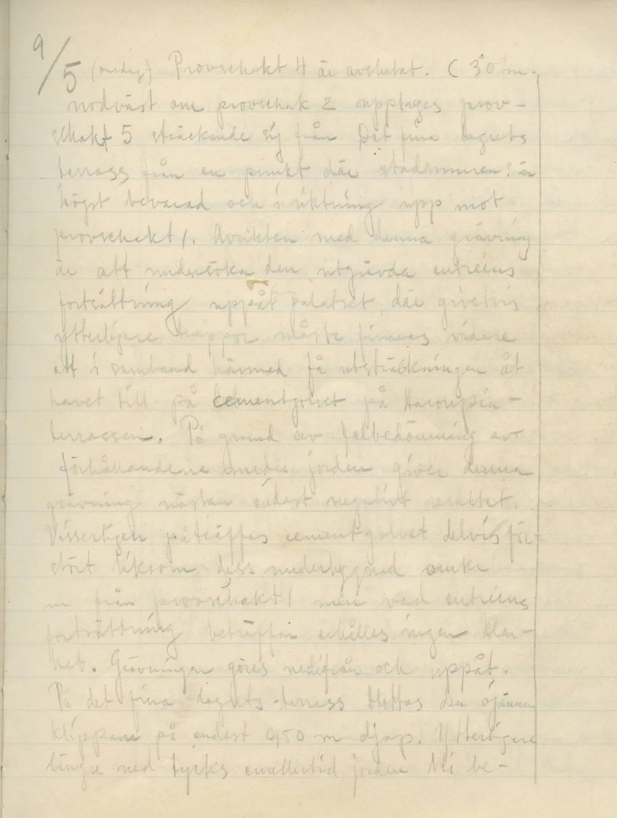 Scan 69 of field diary DII:3a (Vouni I), handwritten in Swedish. The transcription and translation follow.